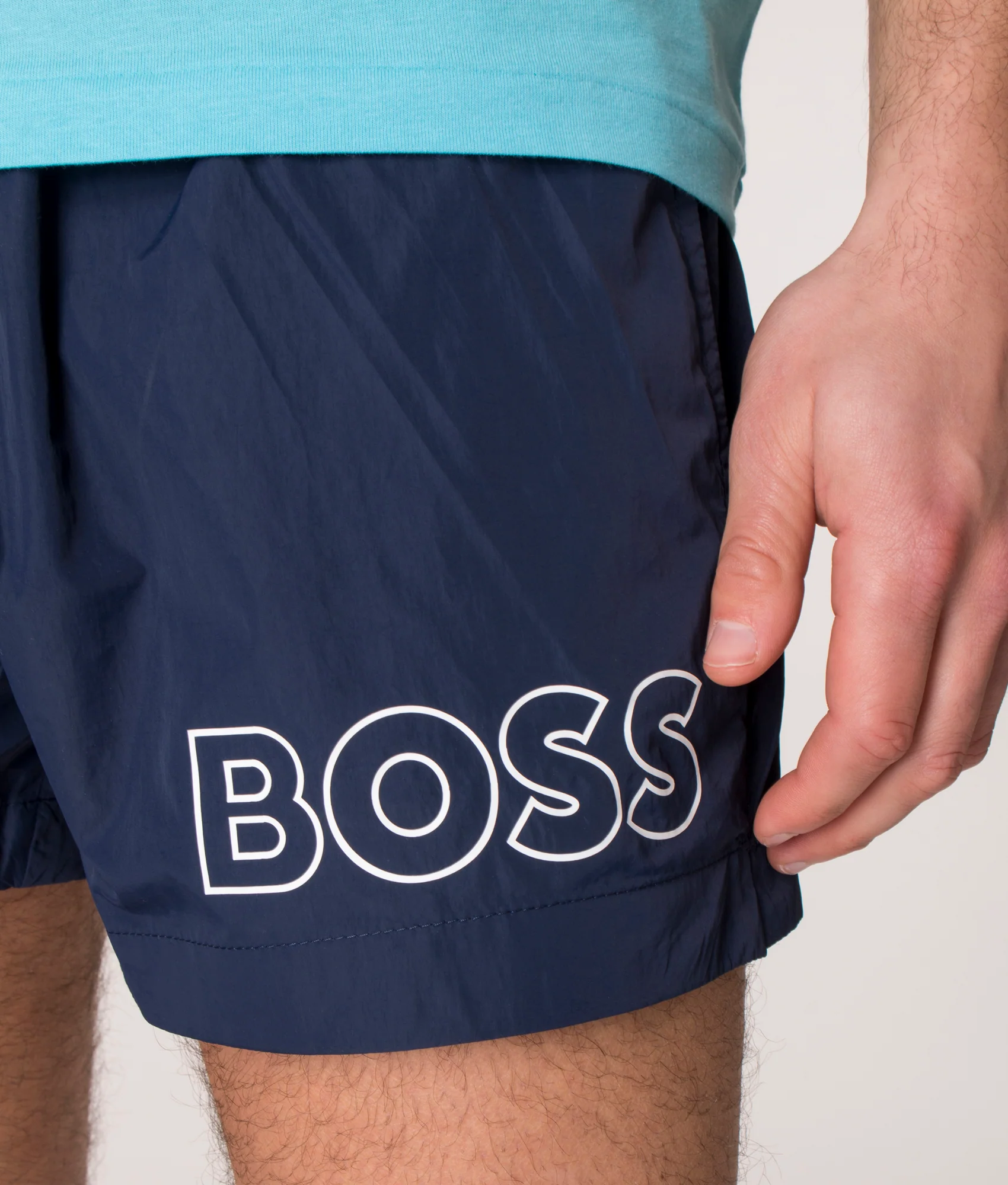 Regular Fit Quick Drying Mooneye Swim Shorts - Image 2
