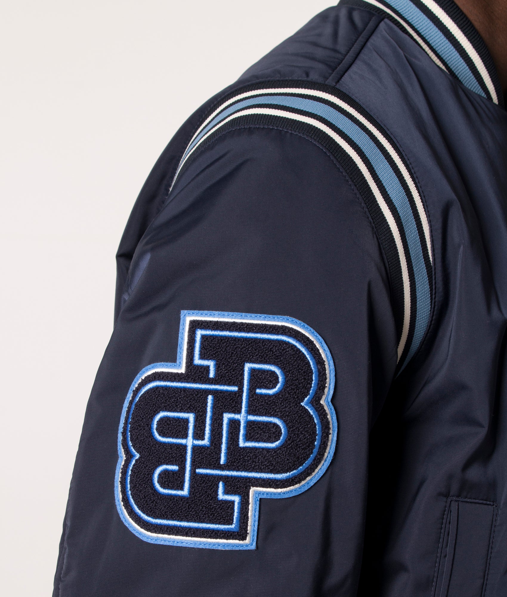 Regular Fit Water Repellent Oronzo Varsity Jacket - Image 5