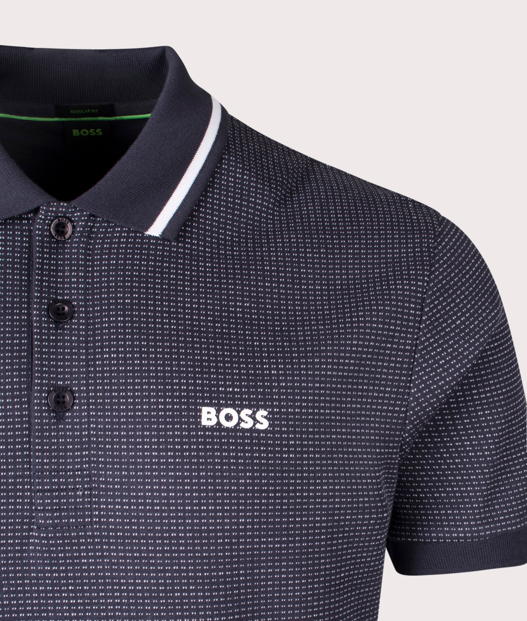 Regular Fit Paddy Tape Jacquard Polo Shirt - Image 2