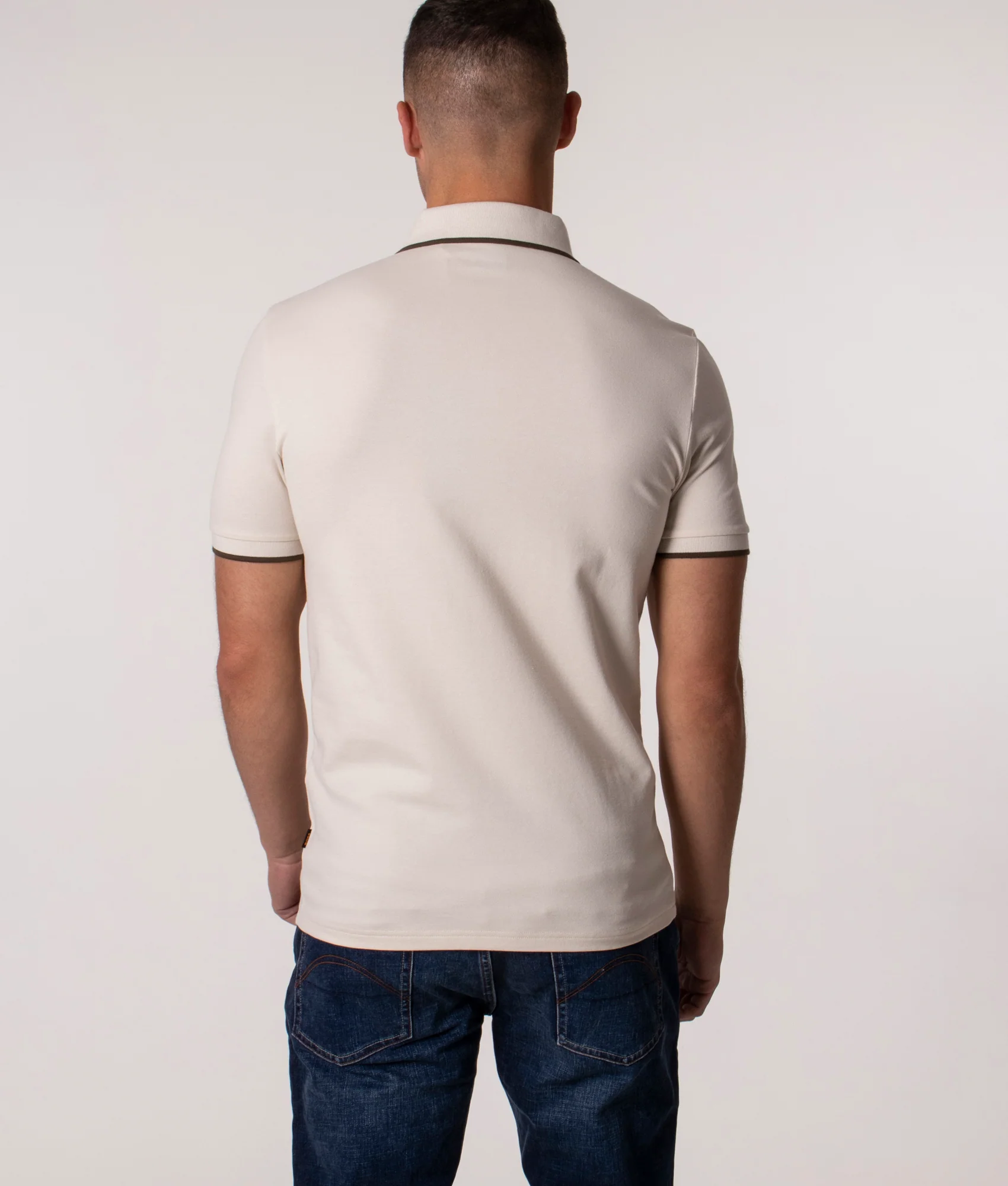 Slim Fit Passertip Polo Shirt - Image 4