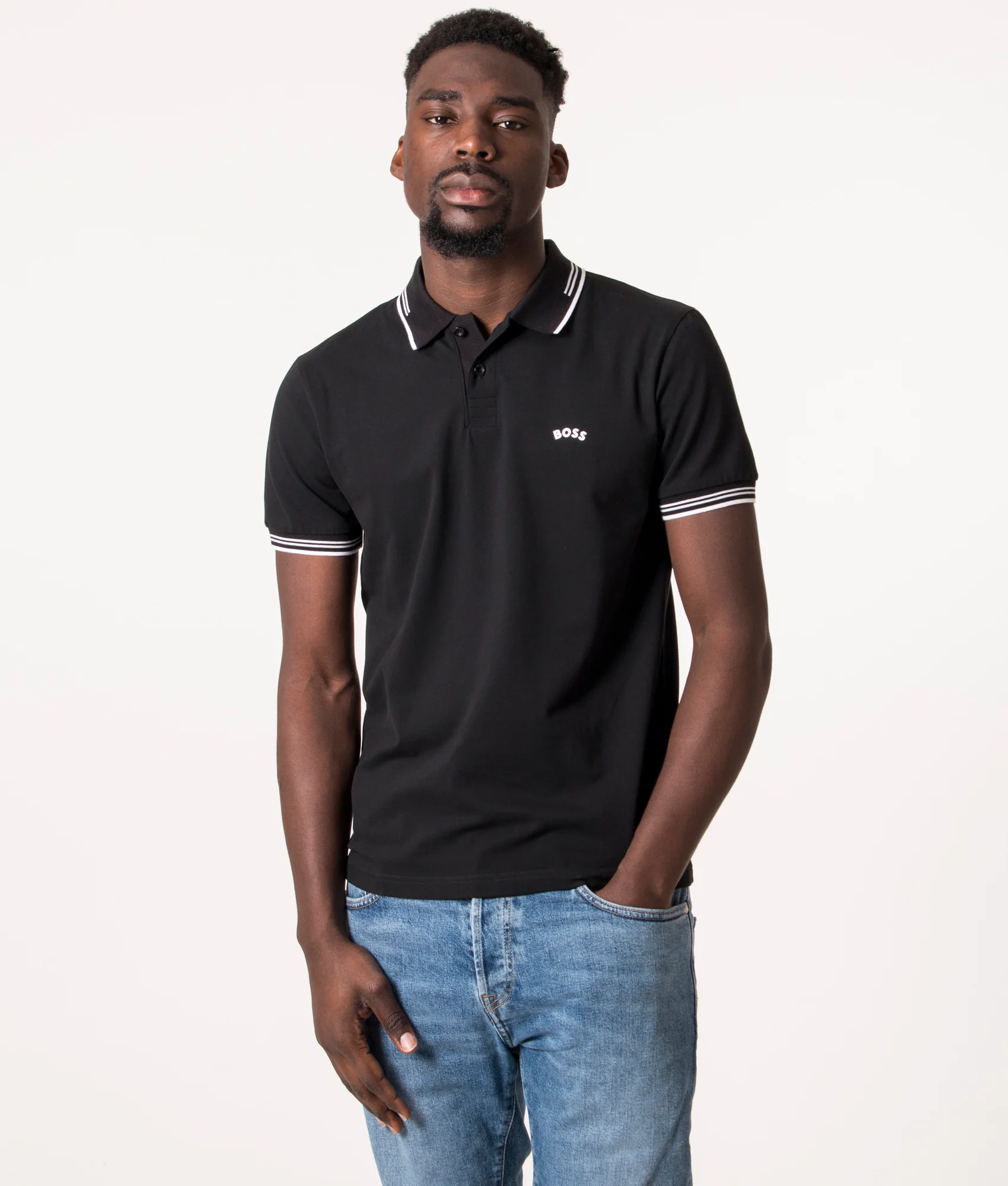 Slim Fit Paul Curved Logo Polo Shirt - Image 2