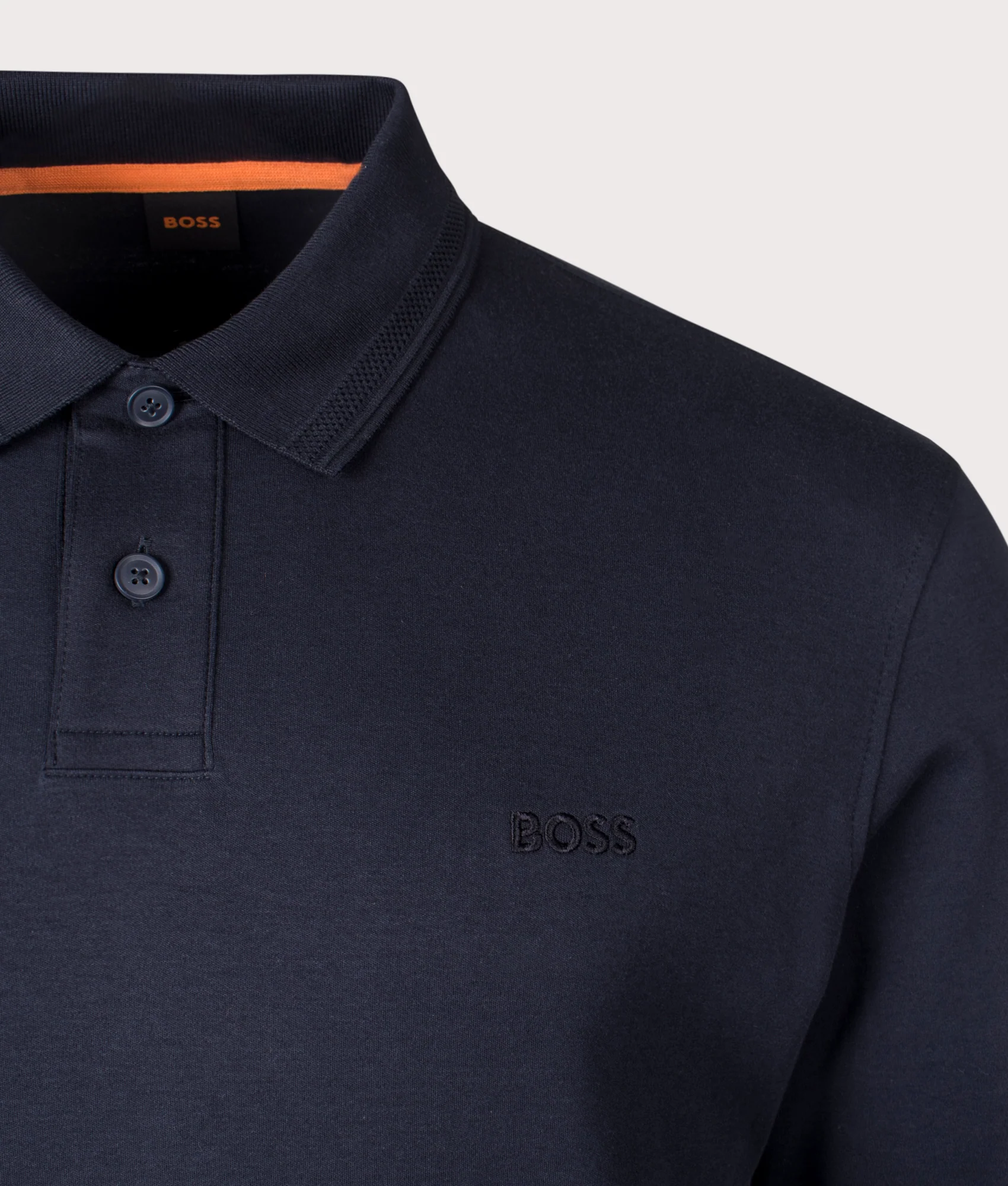 Regular Fit Pe Interlock Long Sleeve Polo Shirt - Image 2