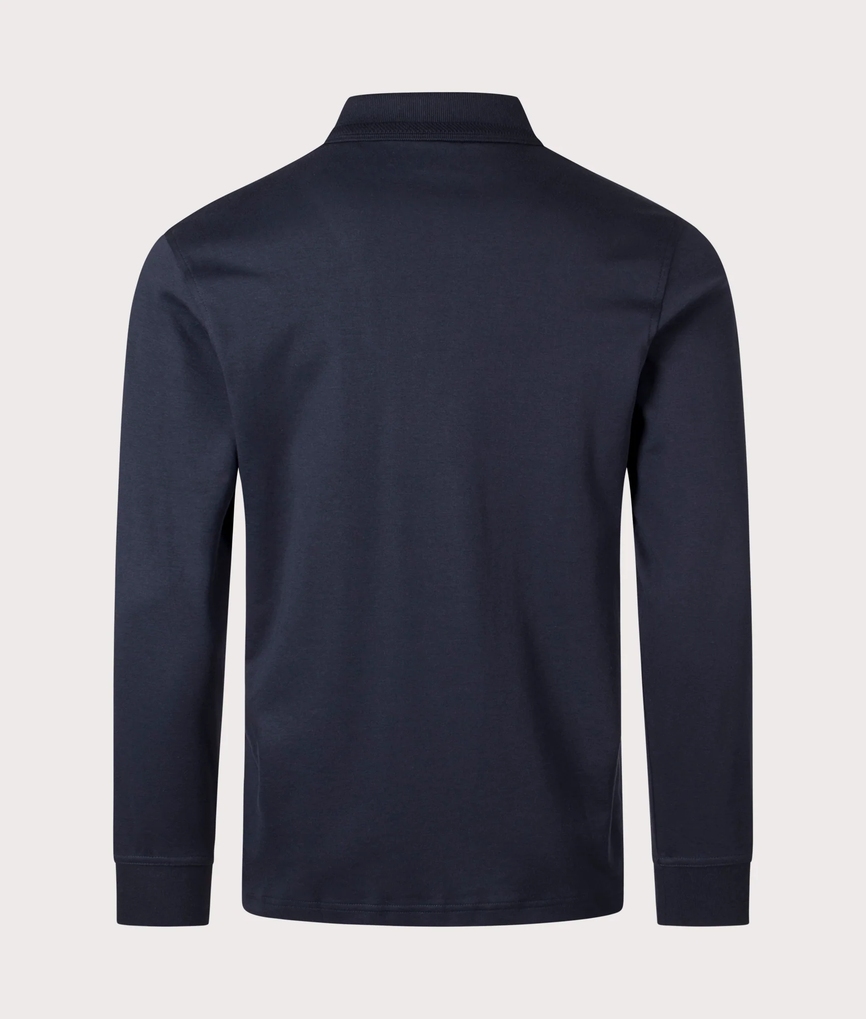 Regular Fit Pe Interlock Long Sleeve Polo Shirt - Image 3