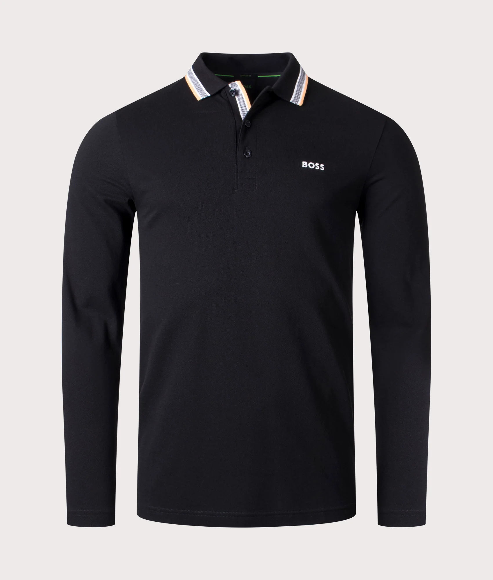 Regular Fit Long Sleeve Plisy Polo Shirt