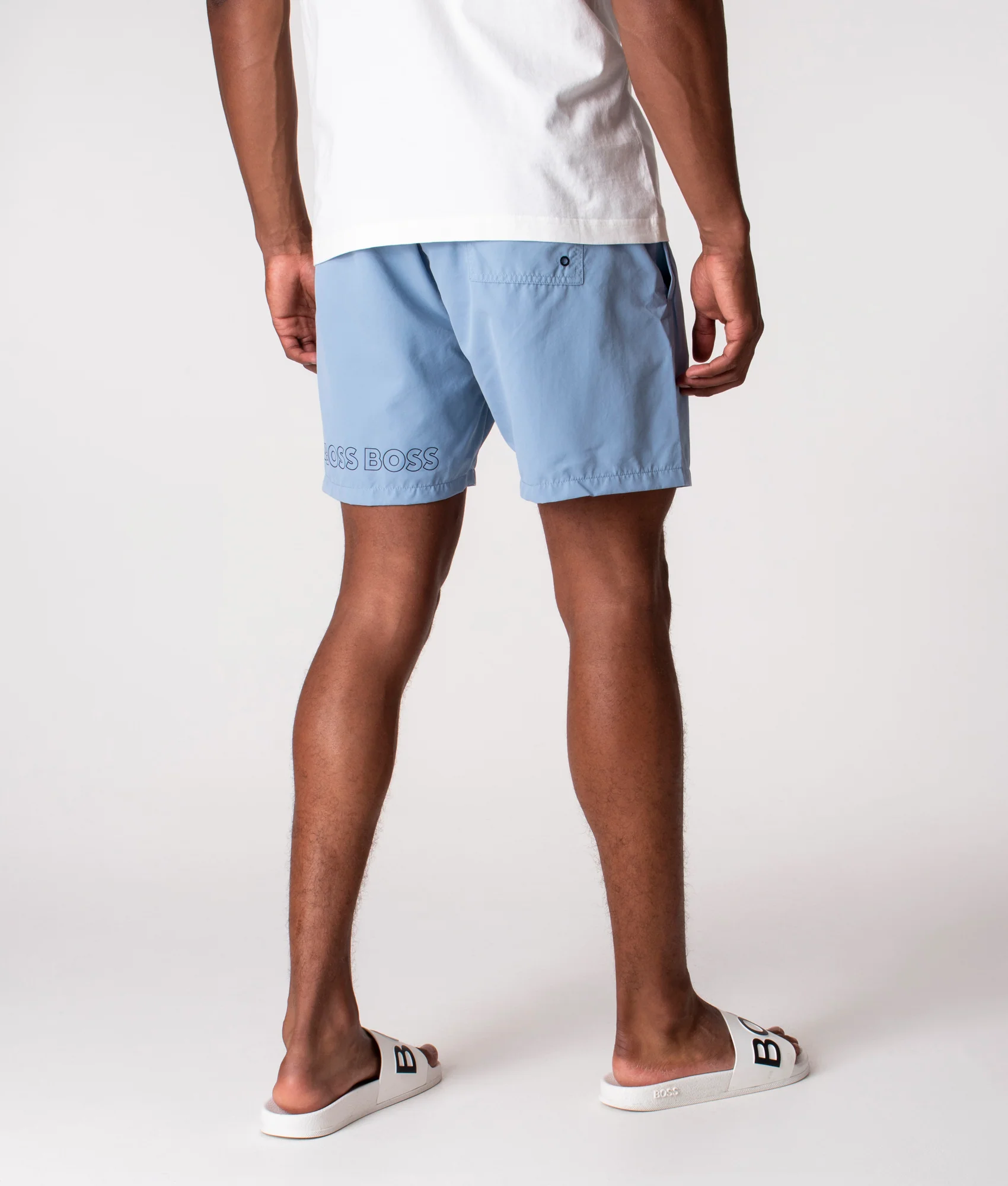 Regular Fit Dolphin Swim Shorts - Image 4