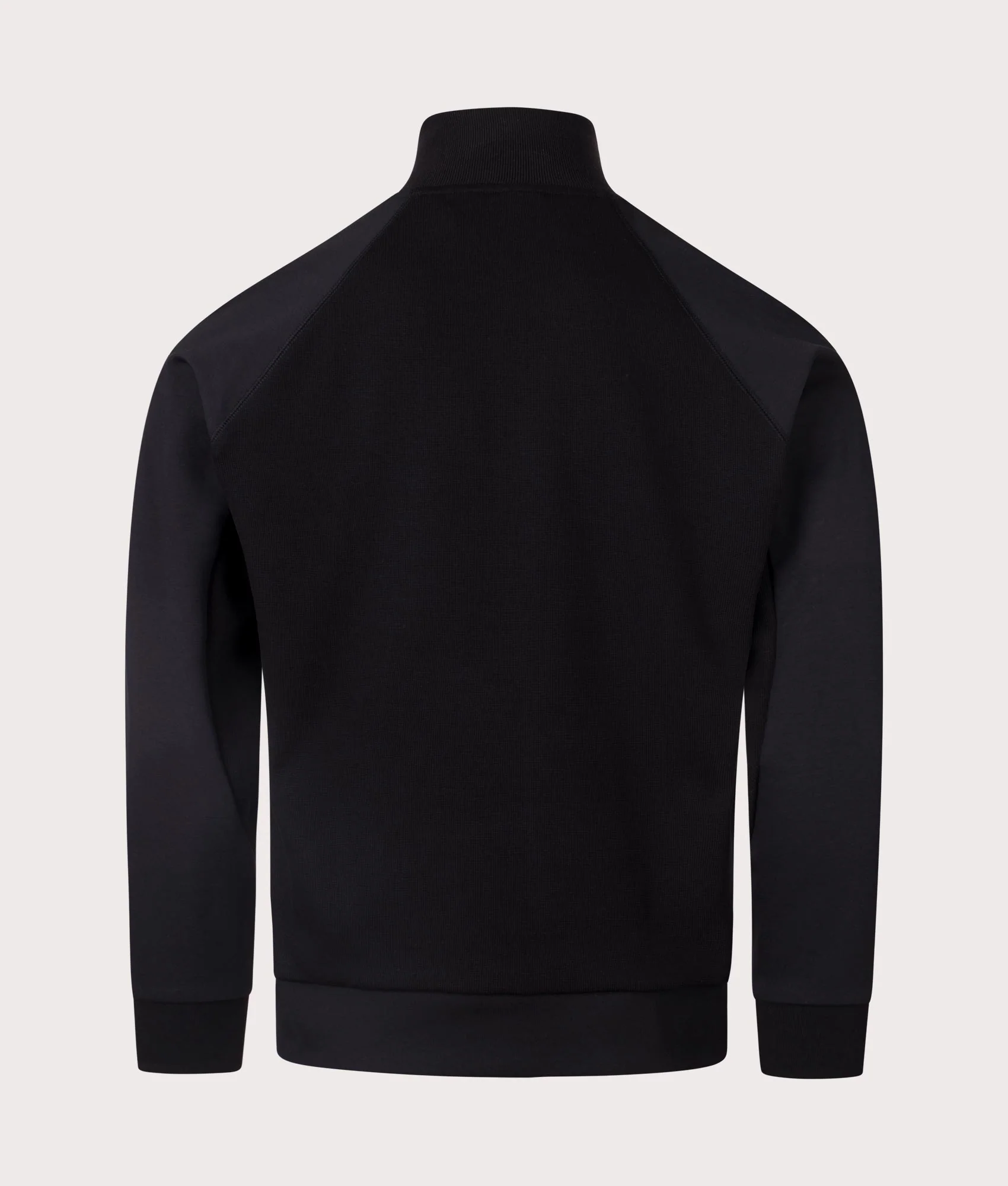 Regular Fit Rib Quarter Zip Sweatshirt - Image 3