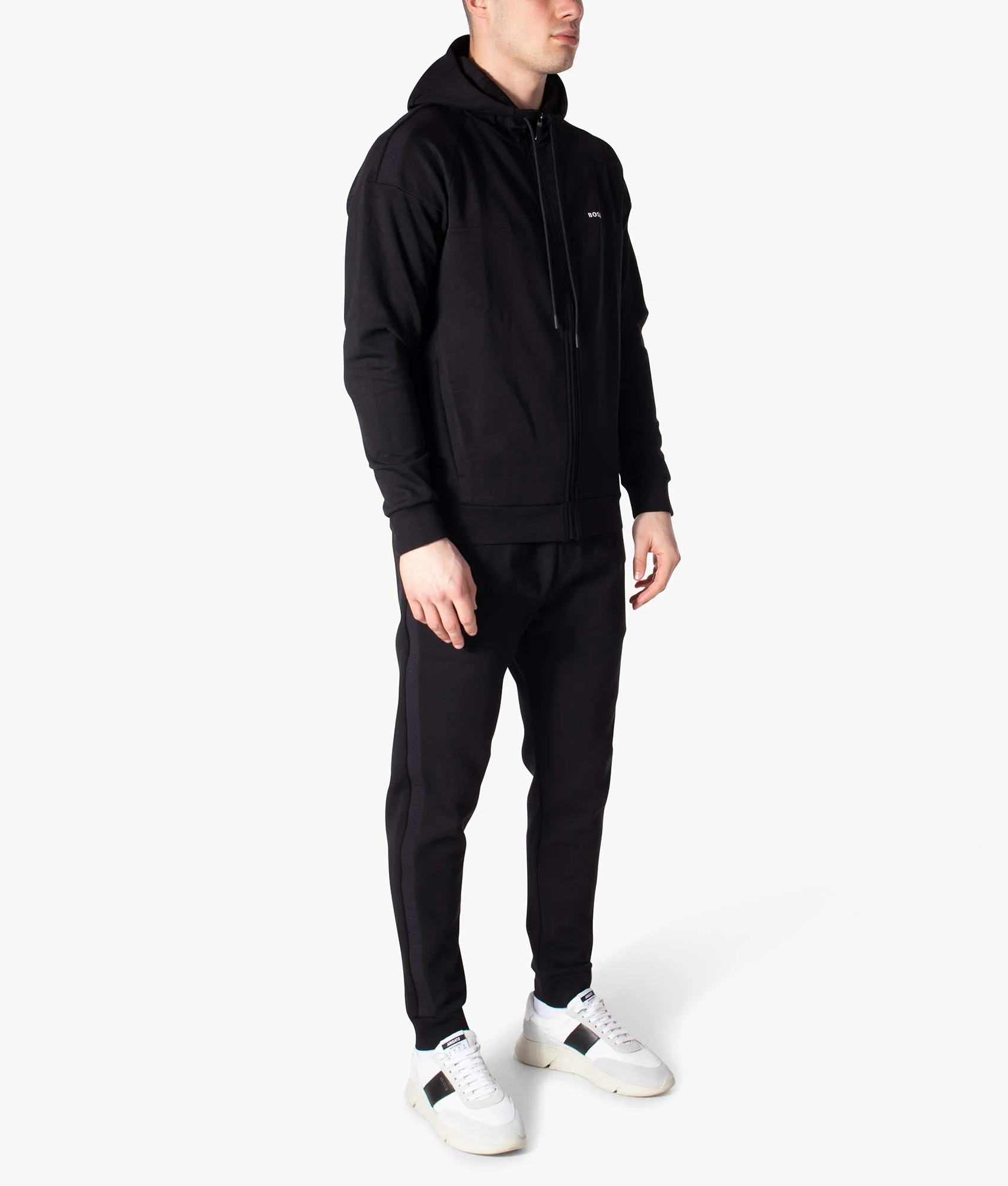 Regular Fit Saggy Zip Through Hoodie - Image 8