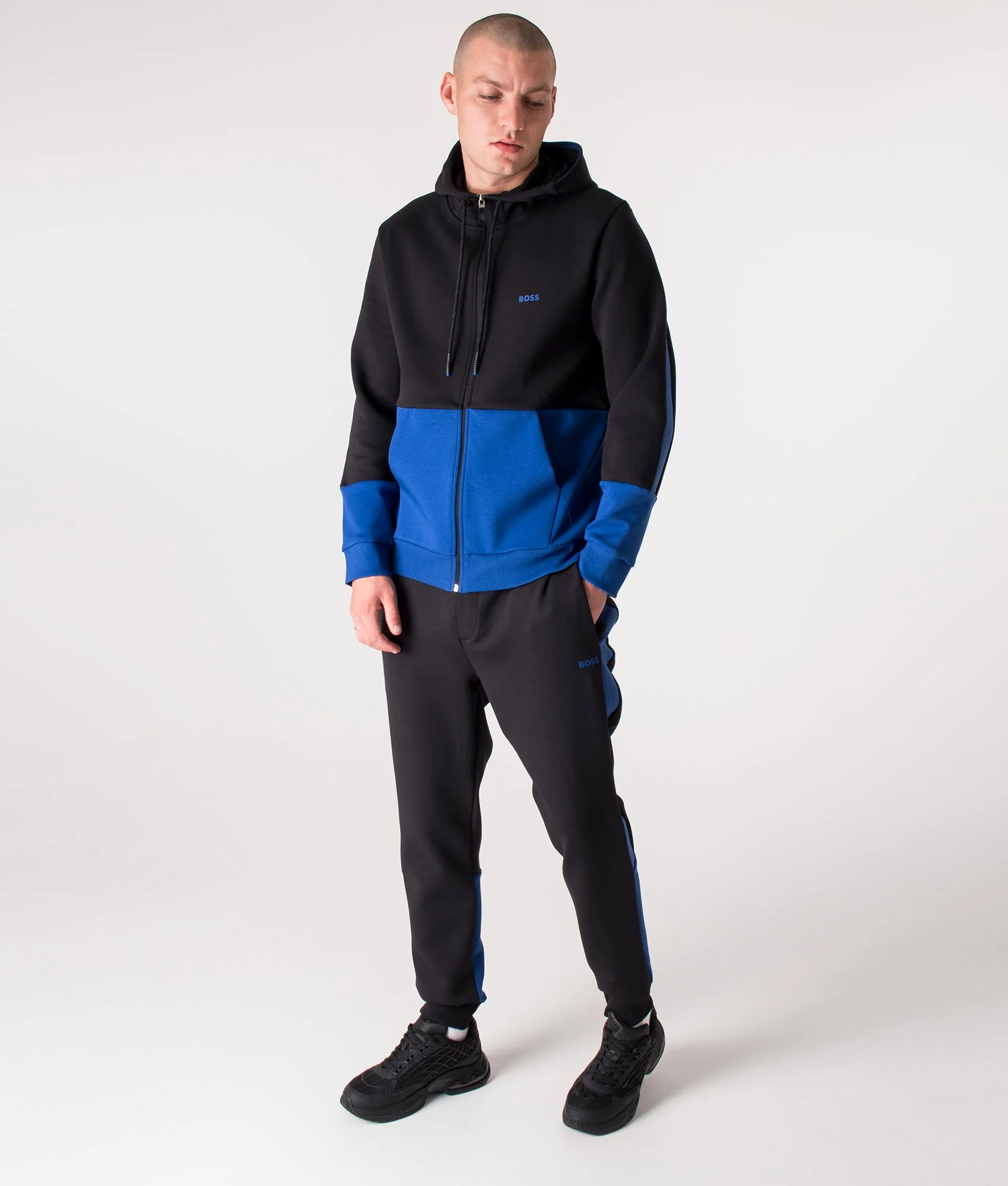 Regular Fit Zip Through Saggy 1 Hoodie - Image 3