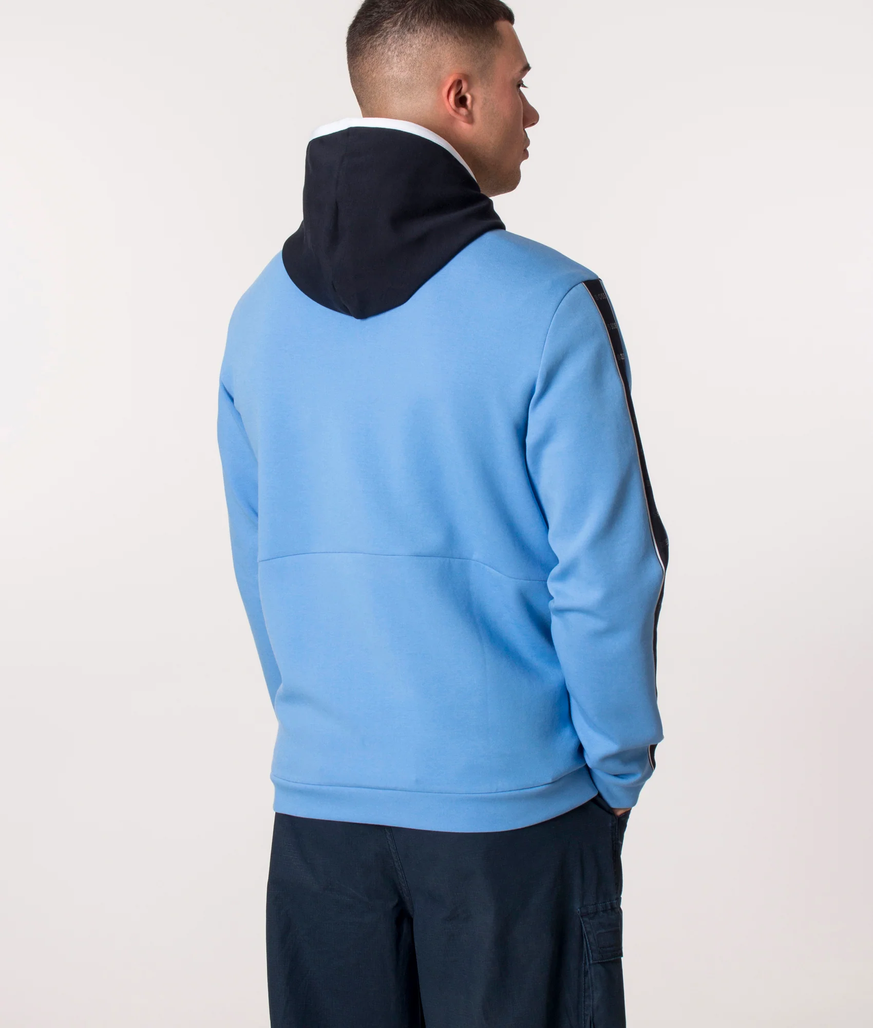 Regular Fit Saggy 1 Zip Through Hoodie - Image 6