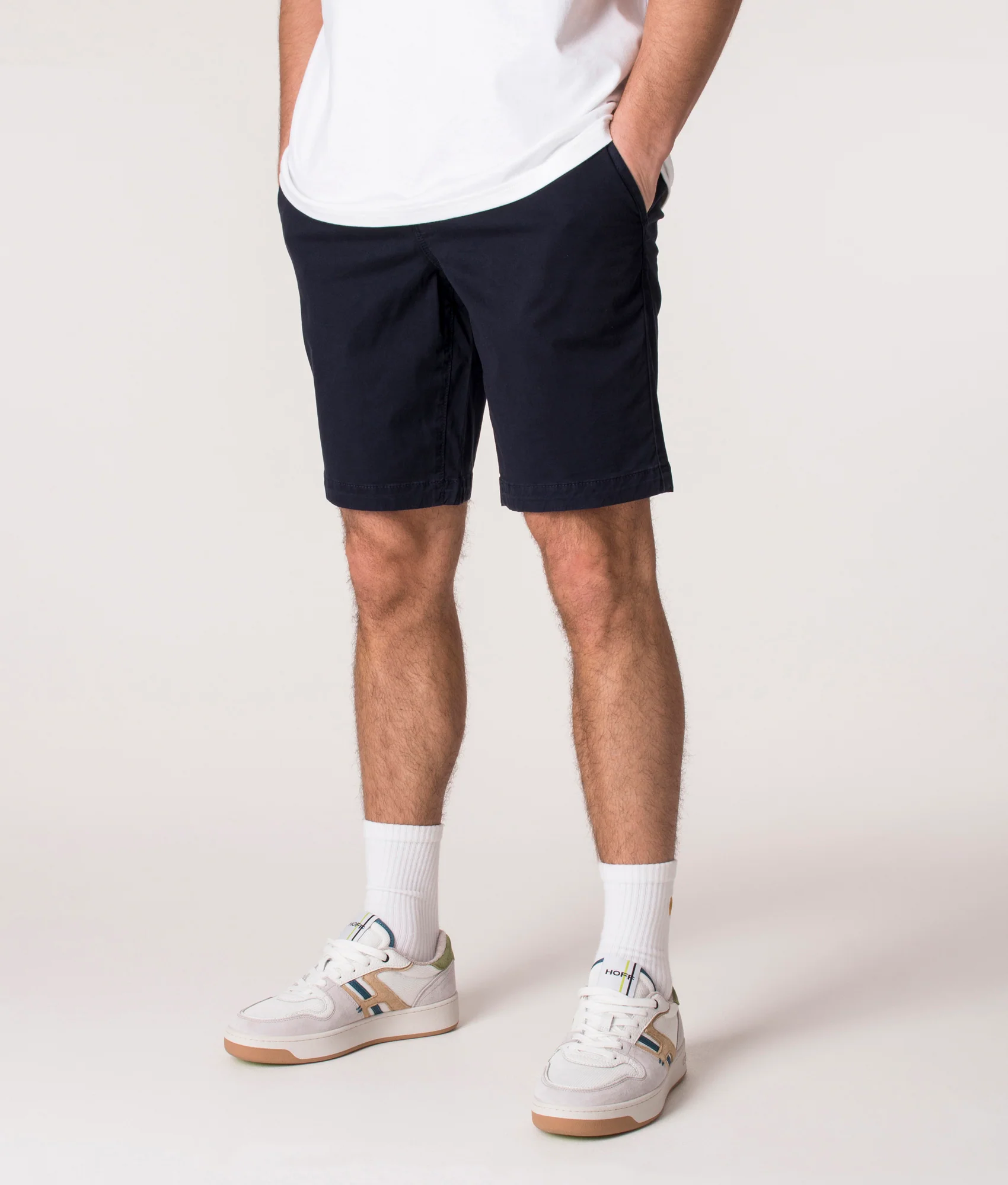 Slim Fit Schino Stretch Chino Shorts - Image 3