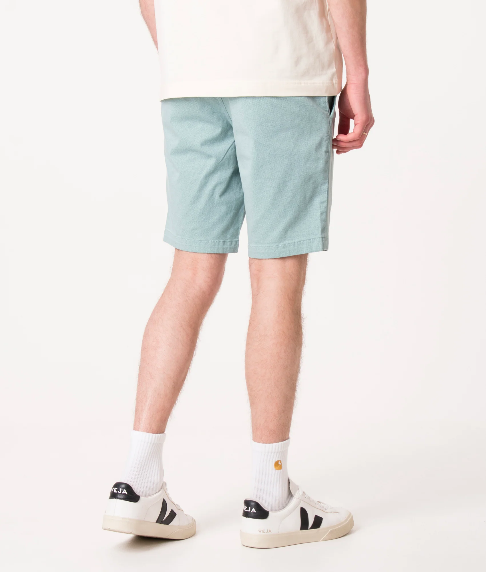 Slim Fit Printed Schino Shorts - Image 4