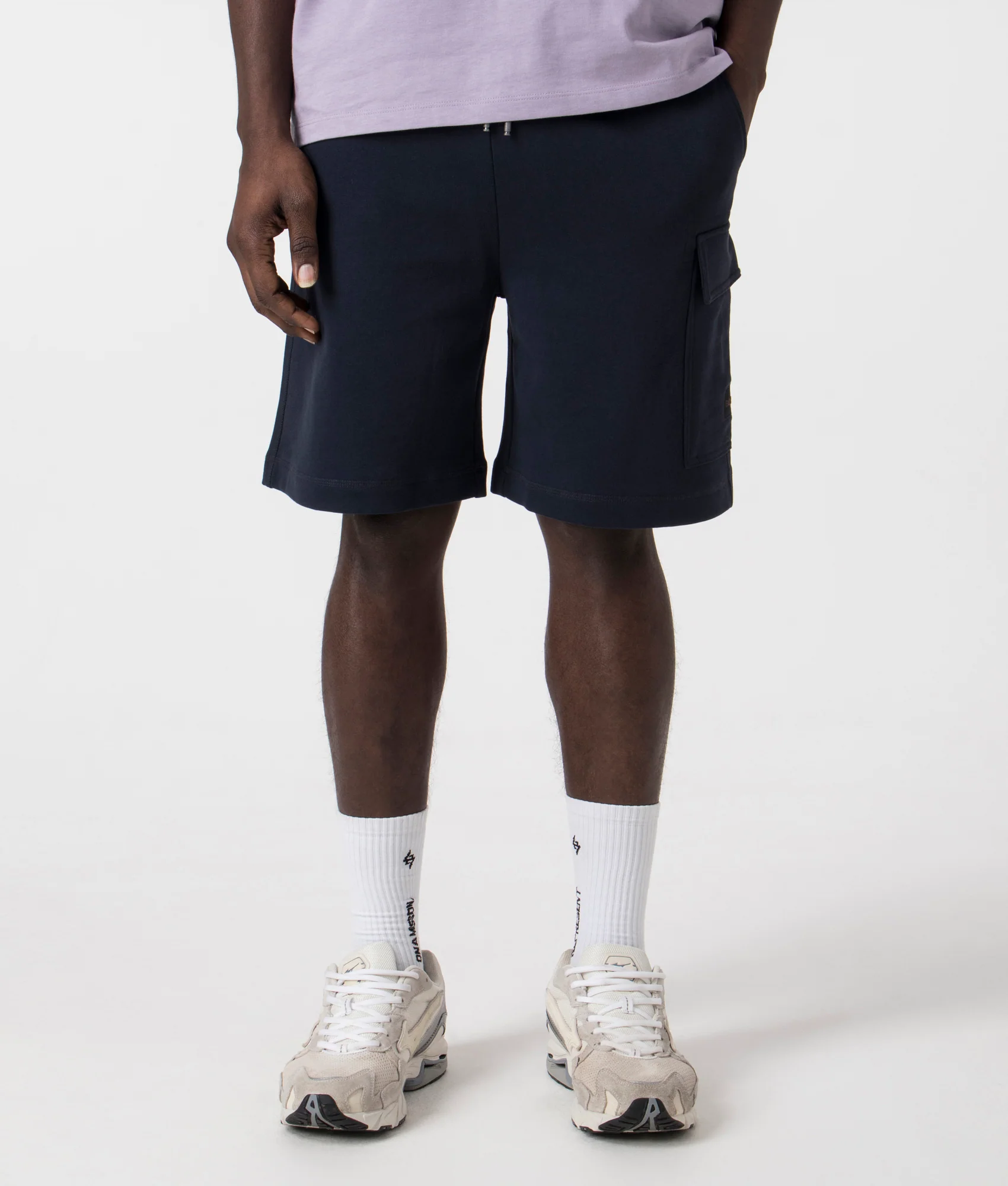 Regular Fit Cargo Sweat Shorts - Image 2