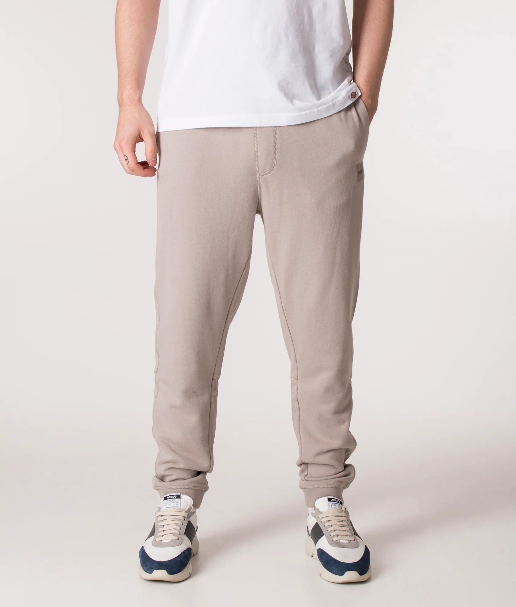 Regular Fit Sestart Logo Patch Joggers - Image 3