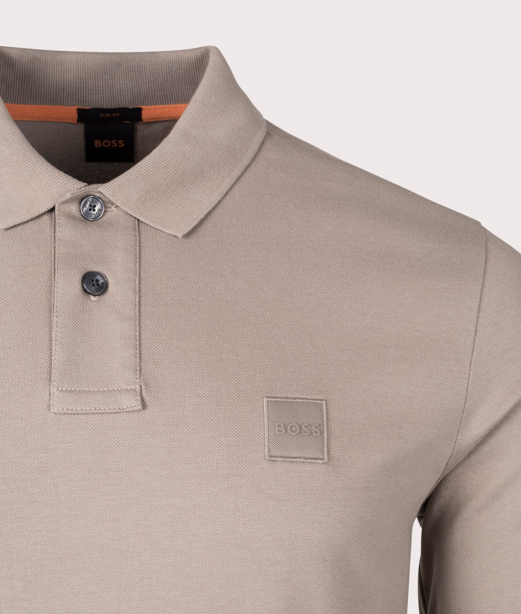 Slim Fit Passerby Long Sleeve Polo Shirt - Image 2