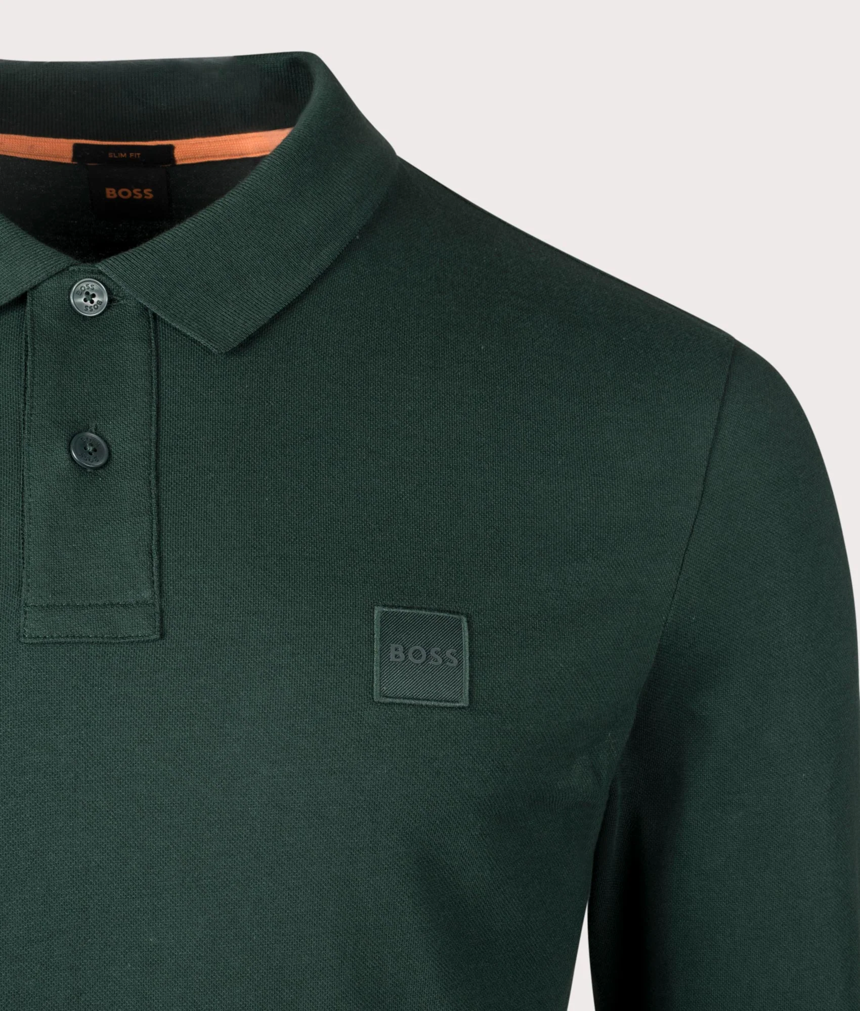 Slim Fit Passerby Long Sleeve Polo Shirt - Image 2