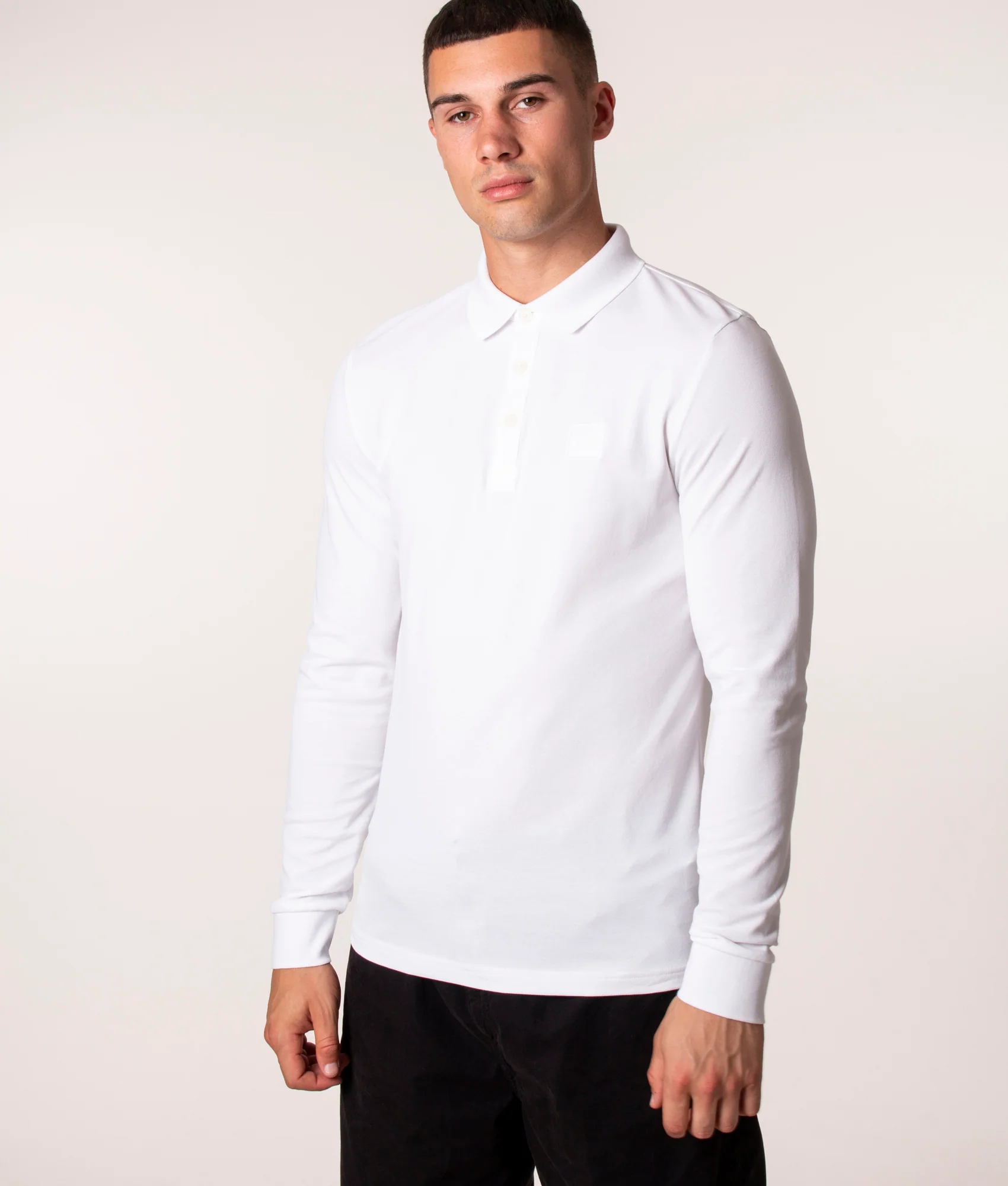 Slim Fit Long Sleeve Passerby Polo Shirt - Image 2