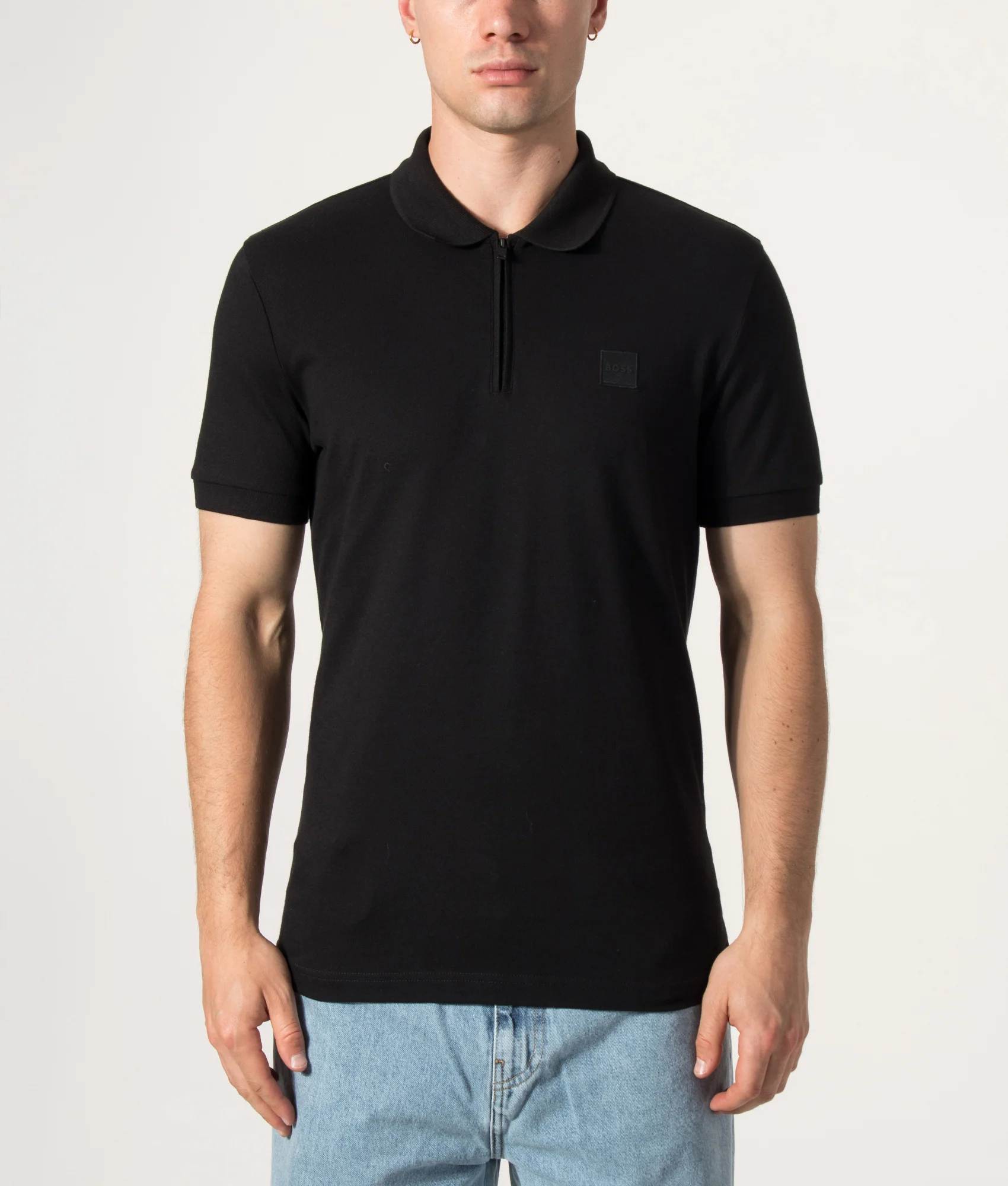 Slim Fit Passerzip Polo Shirt - Image 4