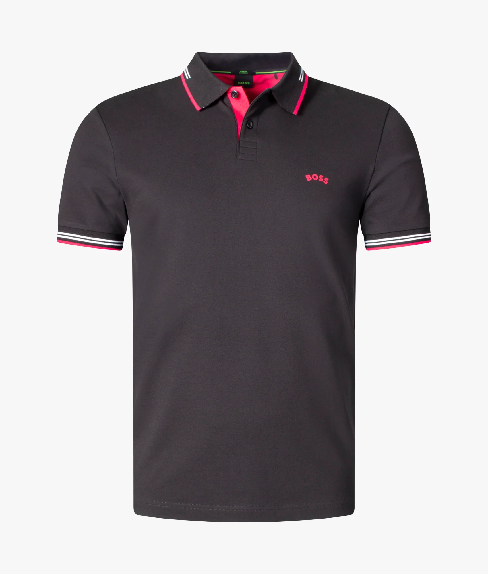 Slim Fit Paul Curved Logo Polo Shirt