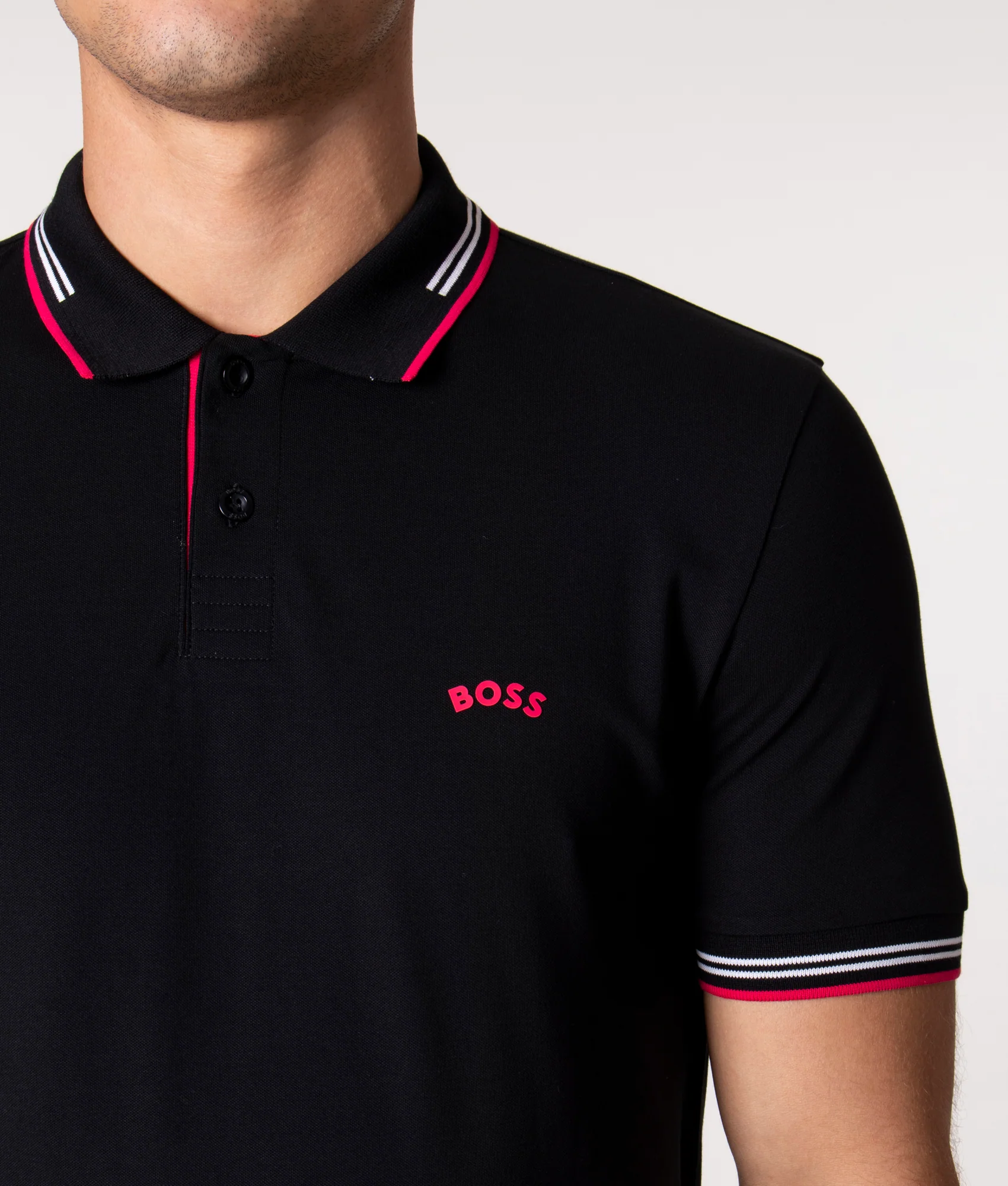 Slim Fit Paul Curved Logo Polo Shirt - Image 3