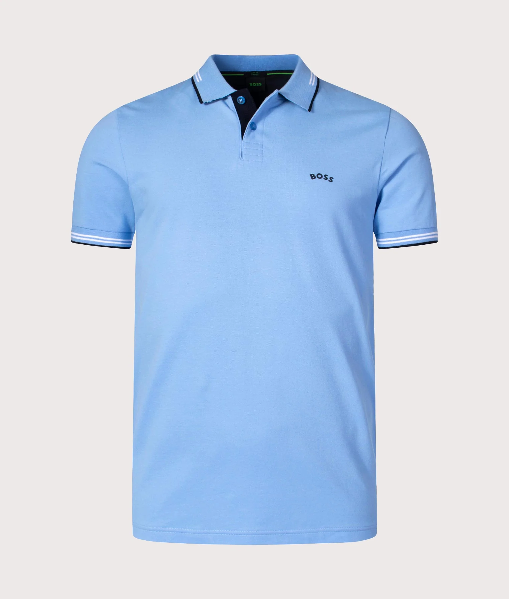 Slim Fit Paul Curved Logo Polo Shirt