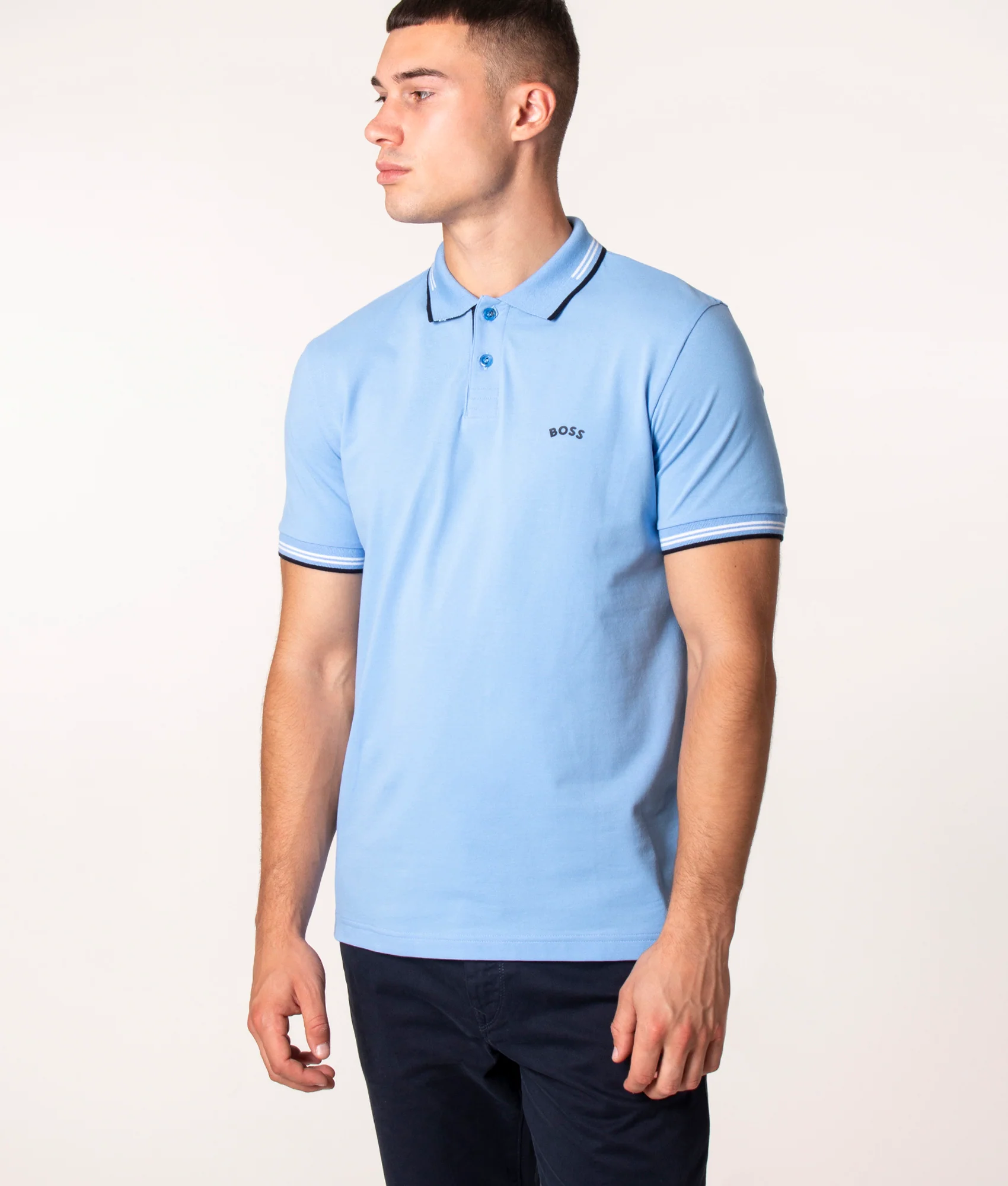 Slim Fit Paul Curved Logo Polo Shirt - Image 2