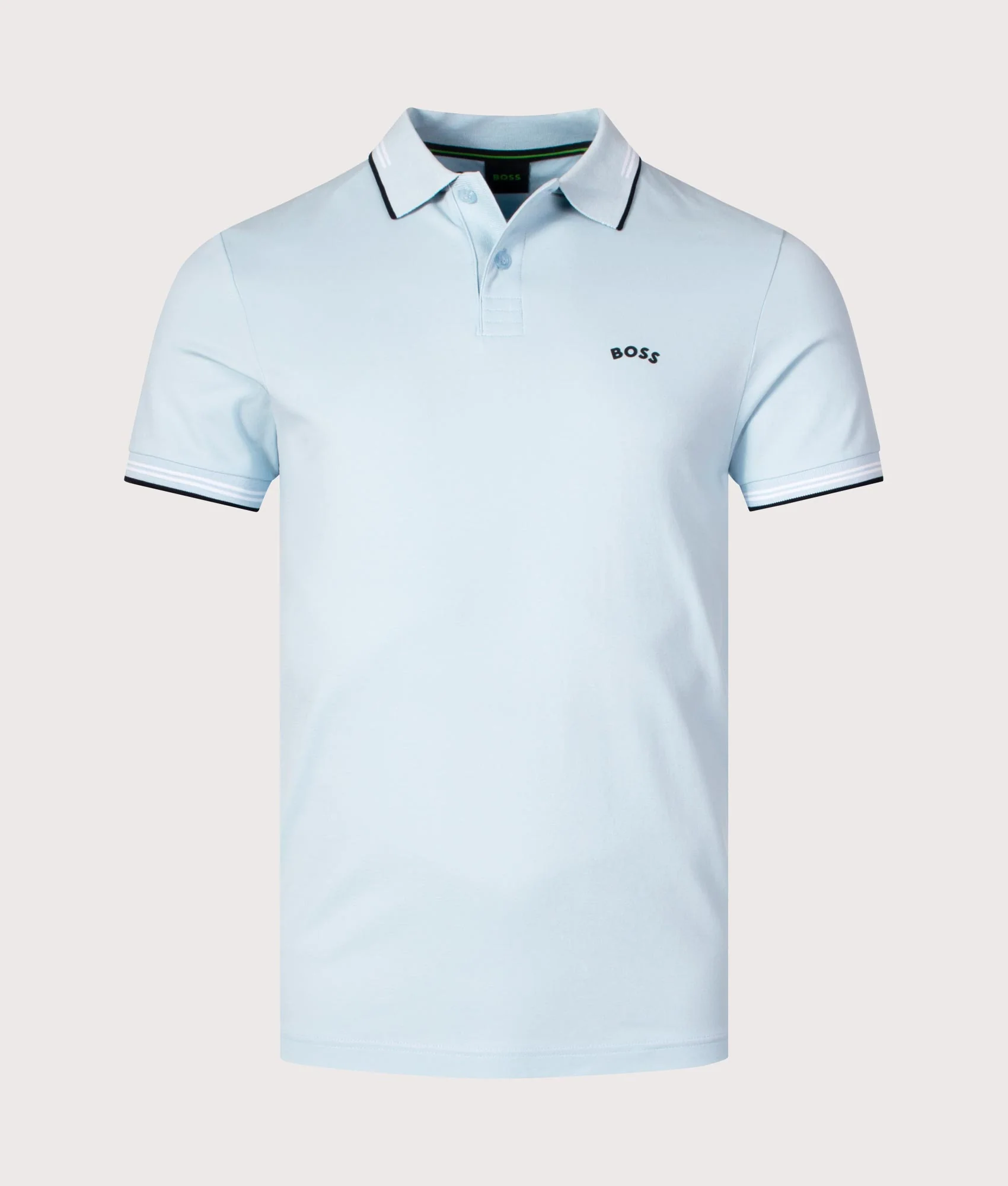 Slim Fit Paul Curved Logo Polo Shirt