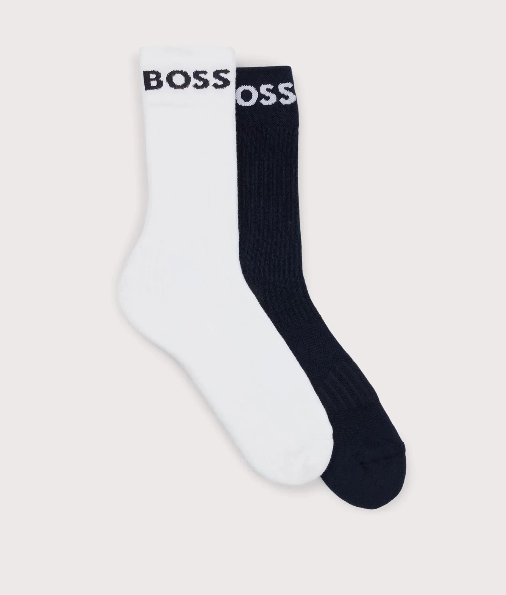2 Pack Of Quarter Length Stretch Sport Socks