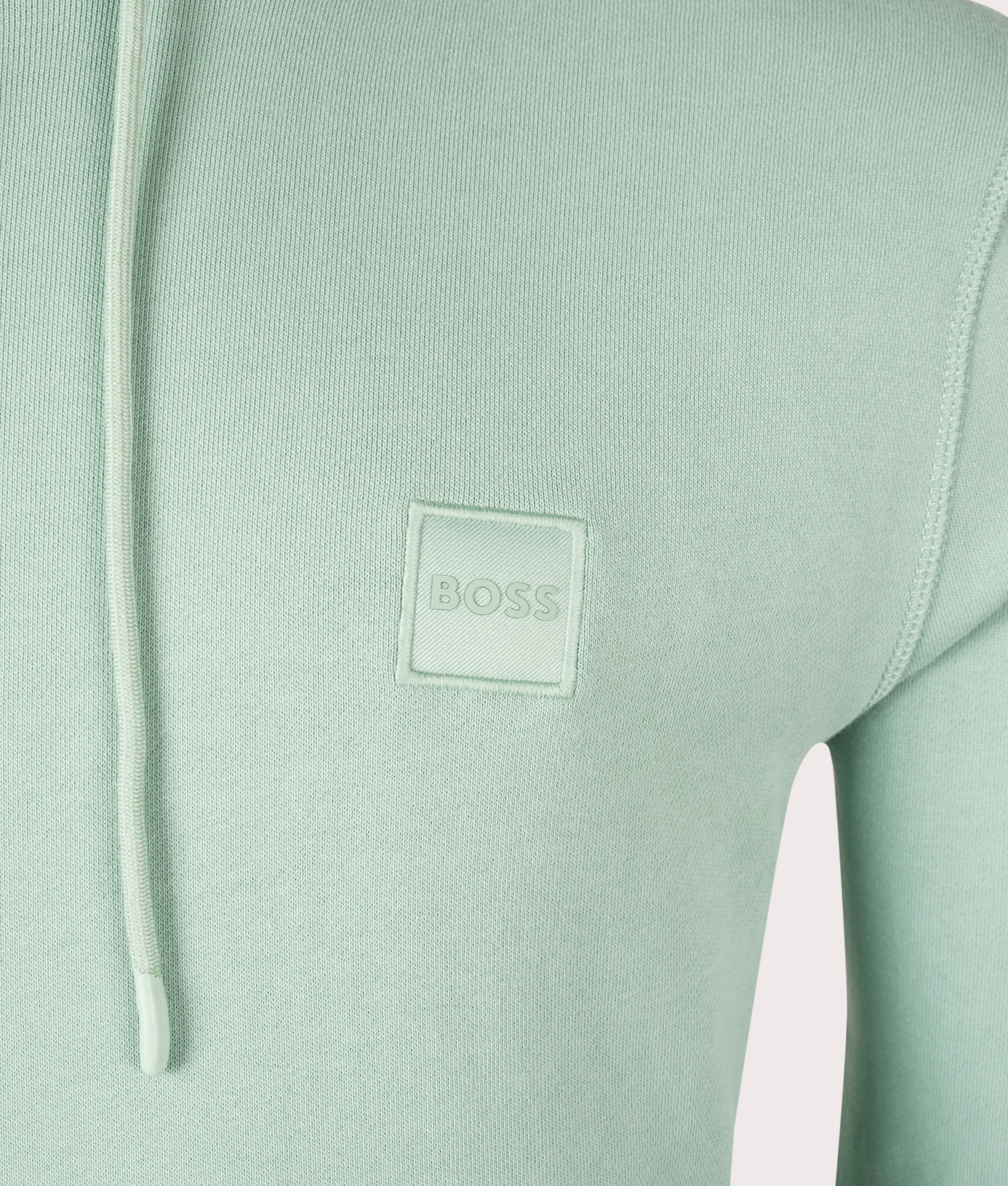 Regular Fit Wetalk Logo Patch Hoodie - Image 2
