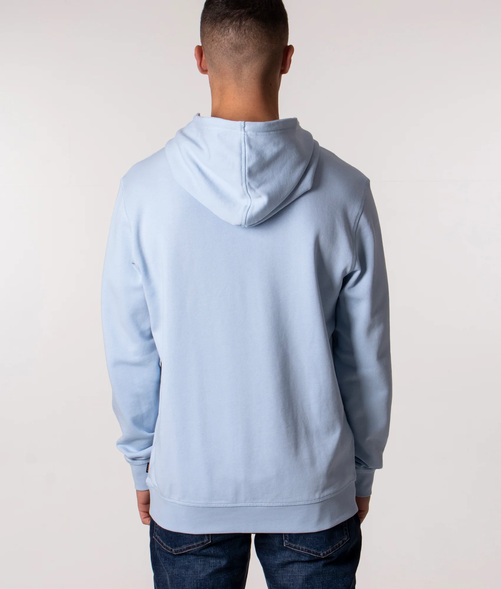 Regular Fit Wetalk Logo Patch Hoodie - Image 4