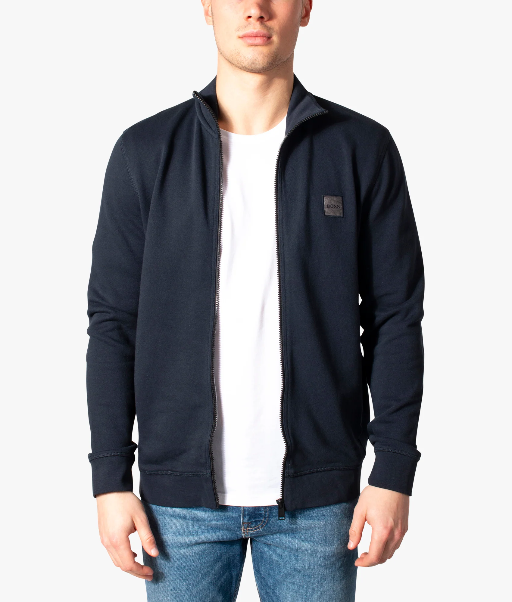Relaxed Fit Zestart 1 Zip Through Sweatshirt - Image 3