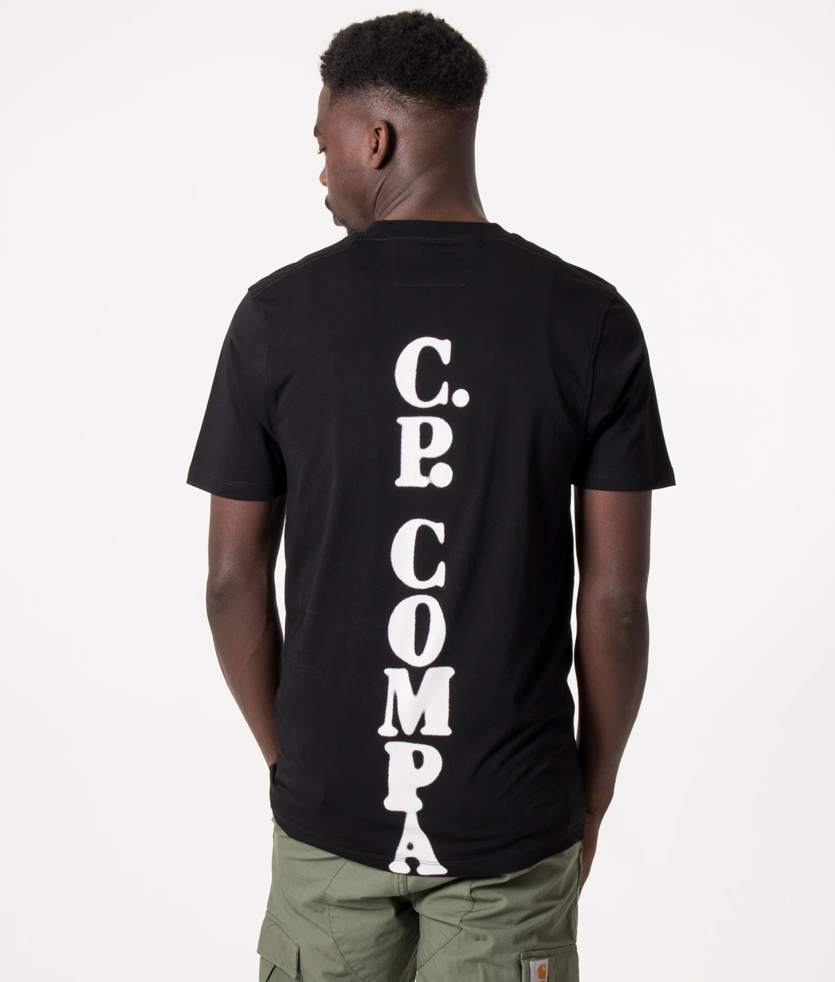 Relaxed Fit 30/1 Vertical Logo T-Shirt