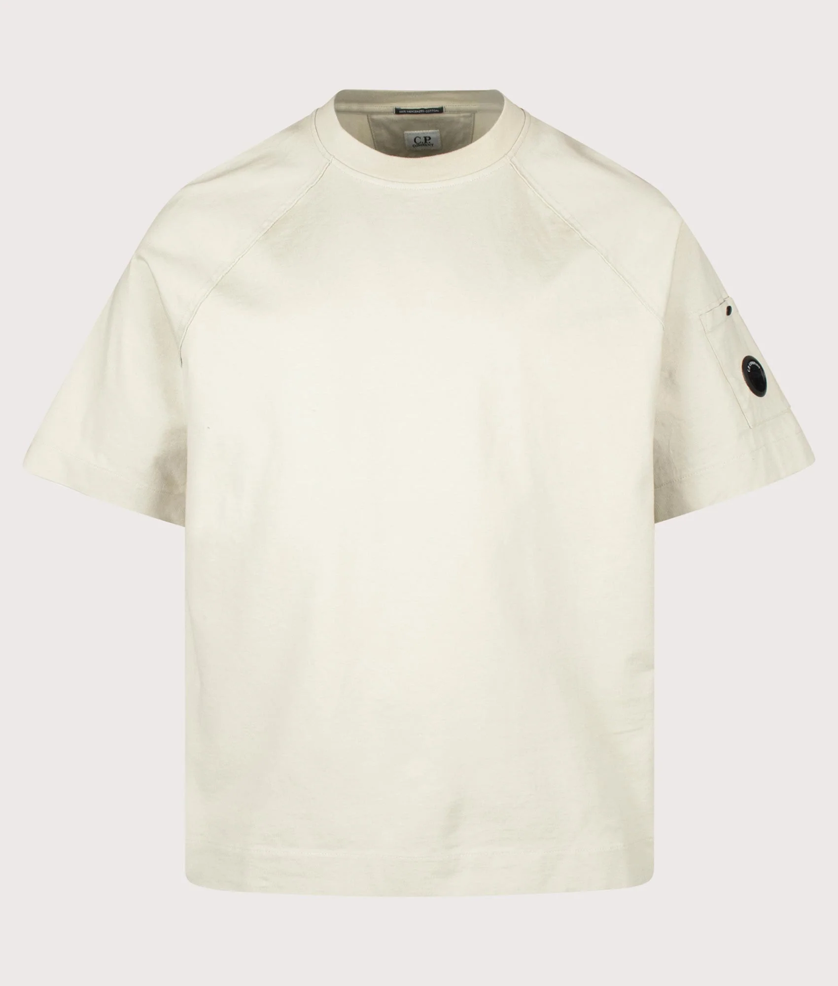 Relaxed Fit 30/2 Mercerized Jersey Twisted Lens T-Shirt - Image 4