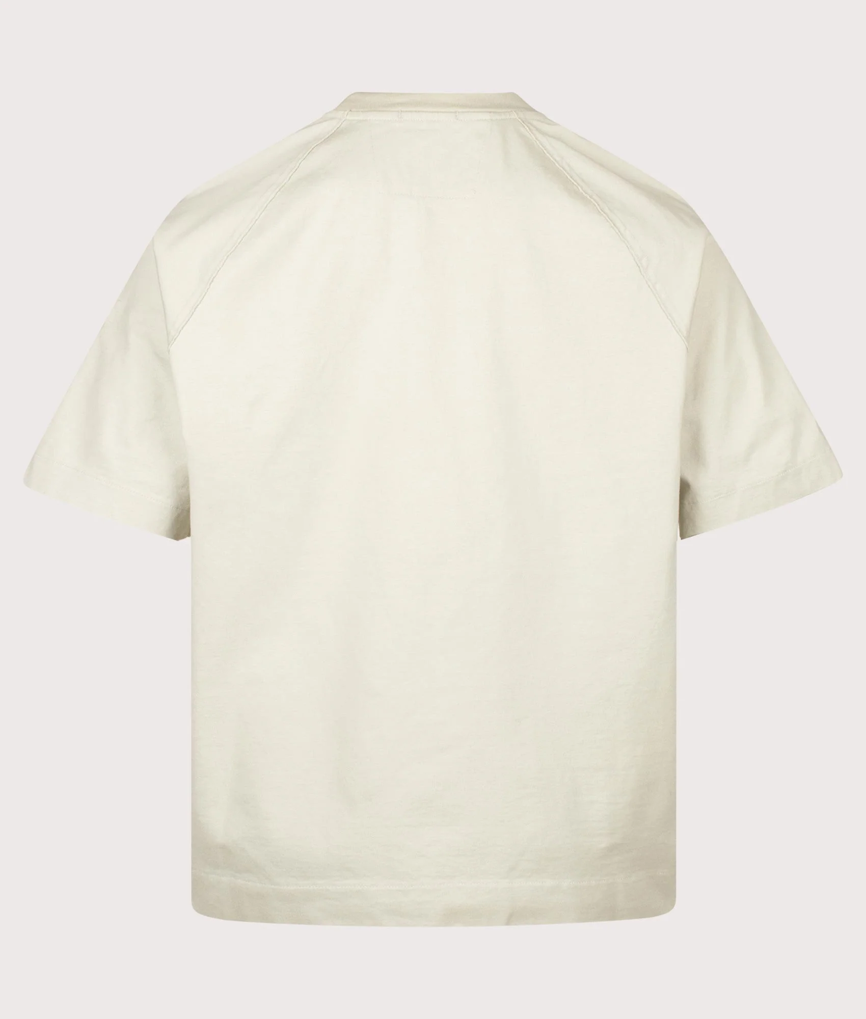 Relaxed Fit 30/2 Mercerized Jersey Twisted Lens T-Shirt - Image 5