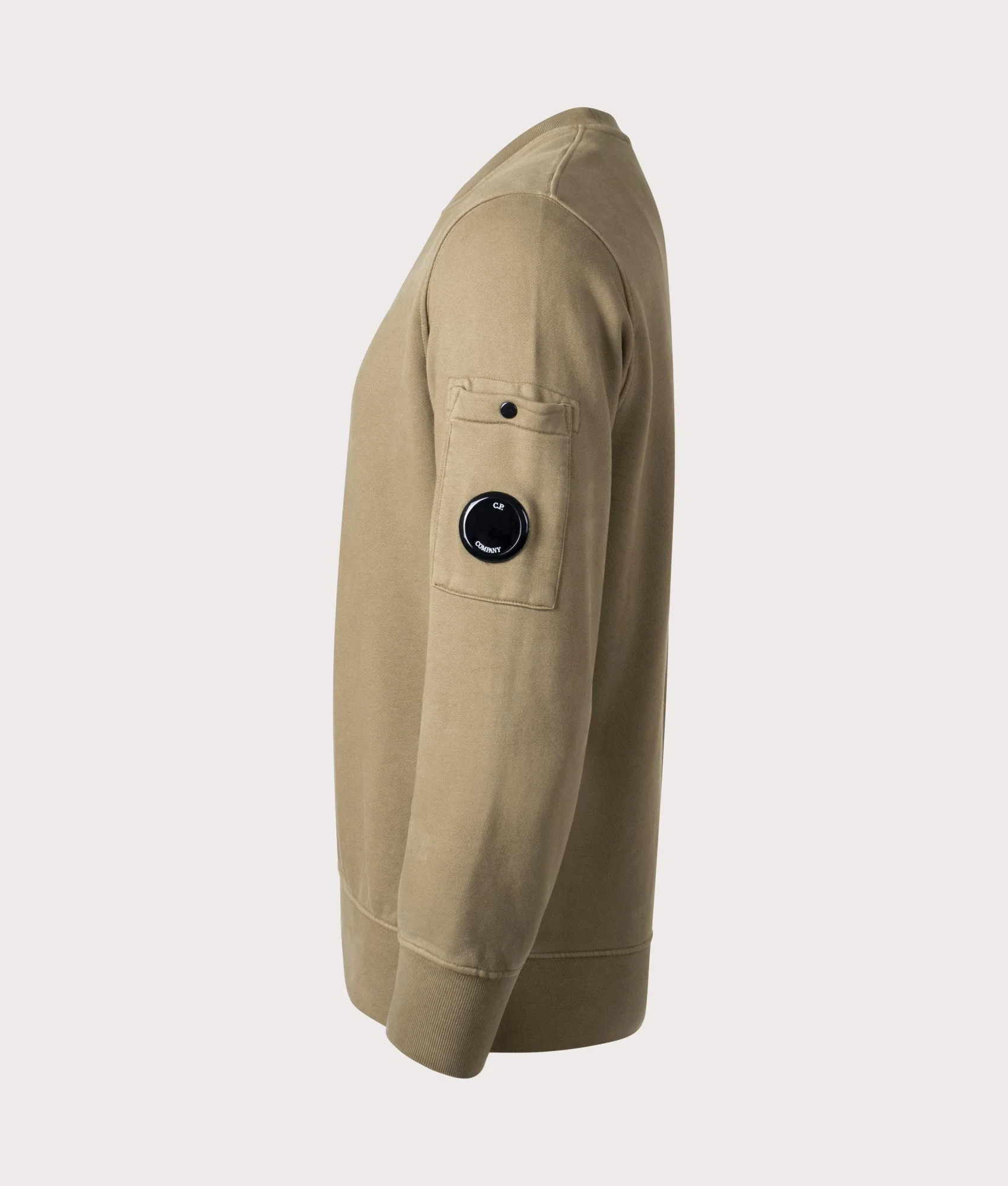 Brushed & Emerized Diagonal Fleece Lens Sweatshirt - Image 4
