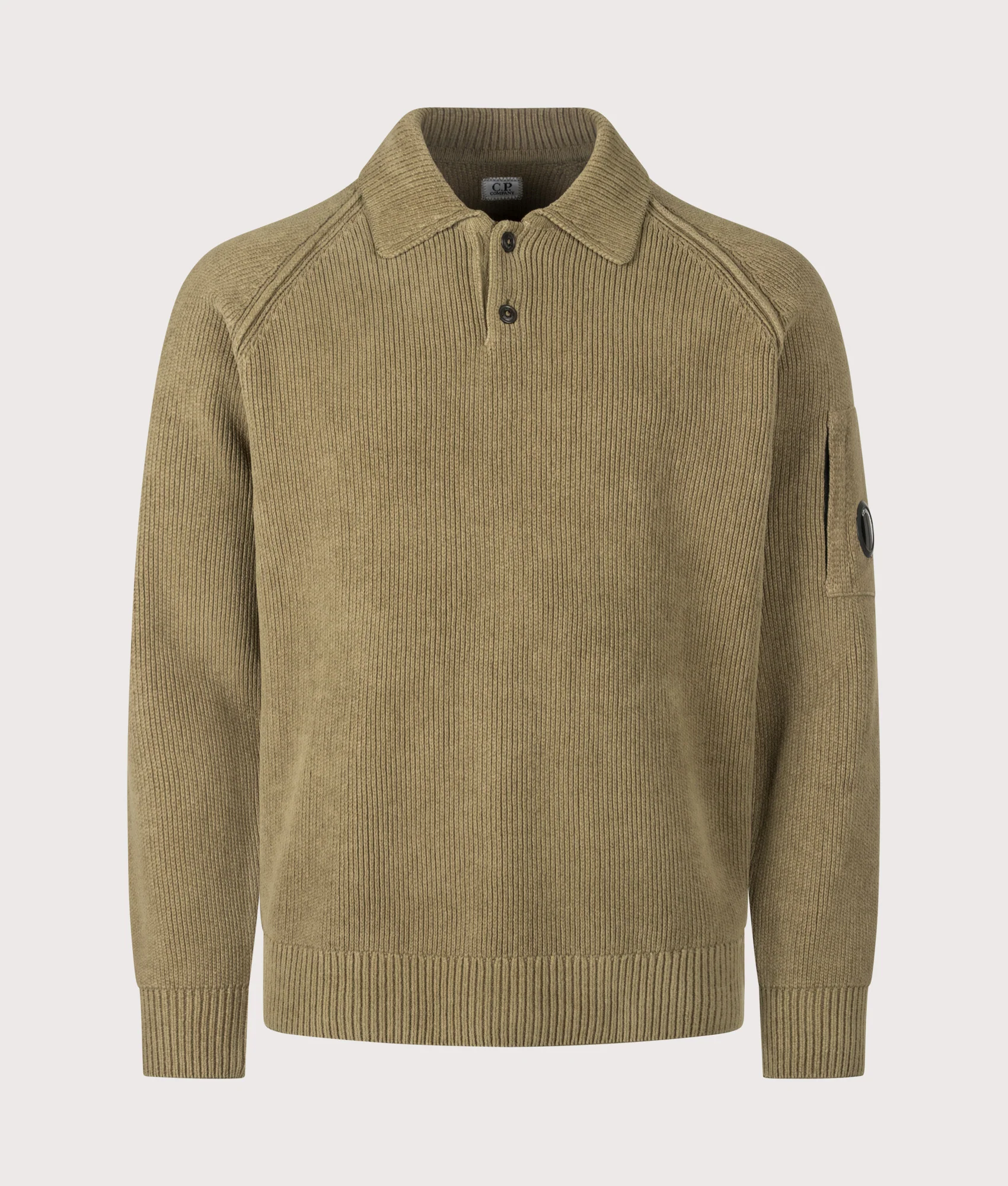Chenille Cotton Polo Jumper - Image 4