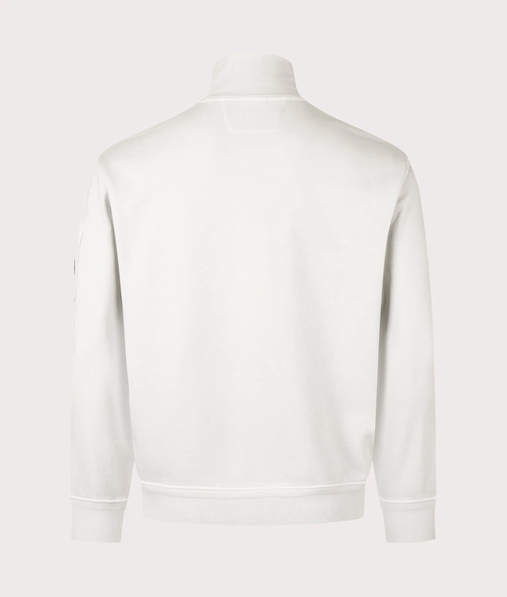 Cotton Diagonal Quarter Zip Sweatshirt - Image 5
