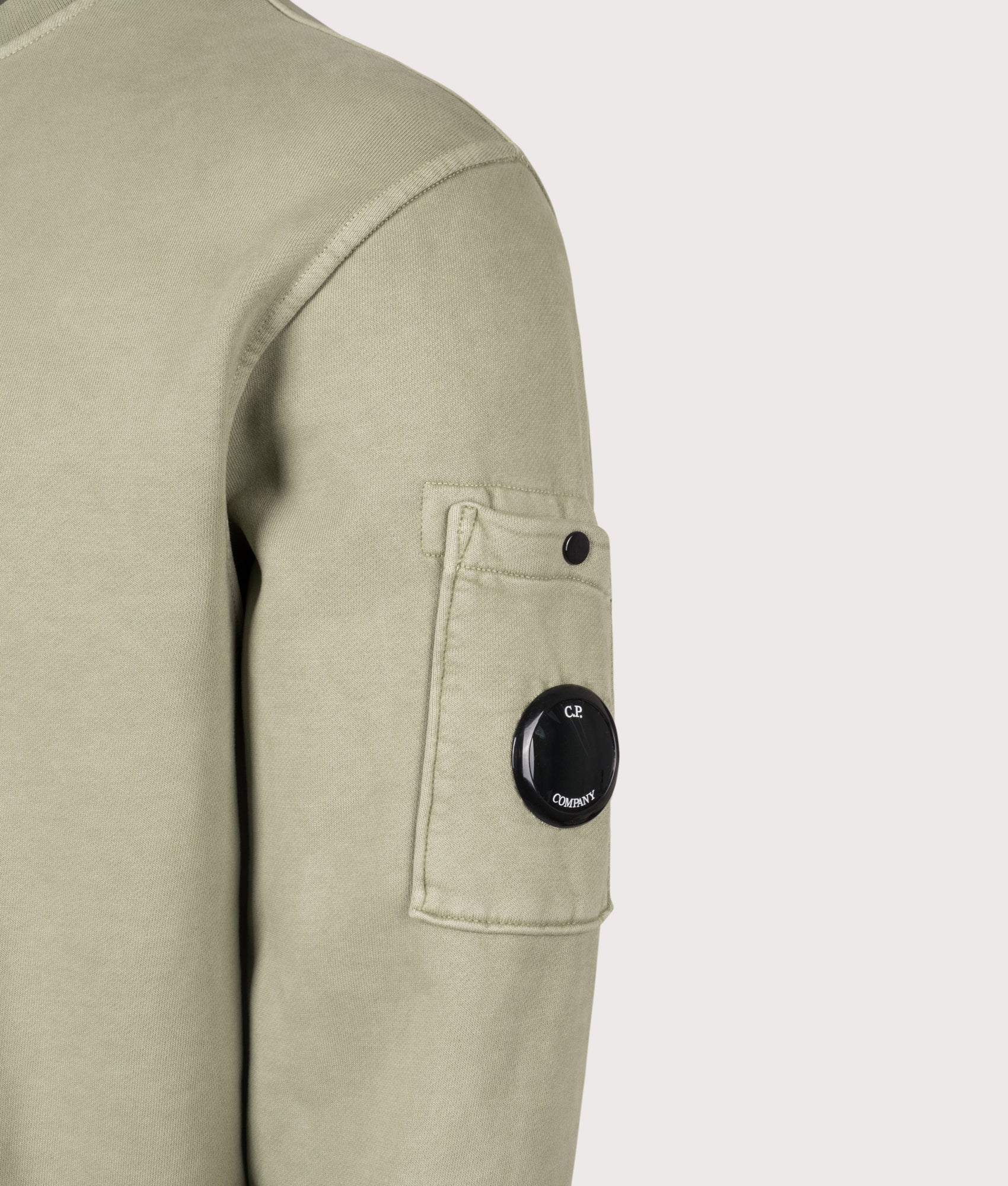 Diagonal Fleece Crewneck Lens Sweatshirt - Image 2