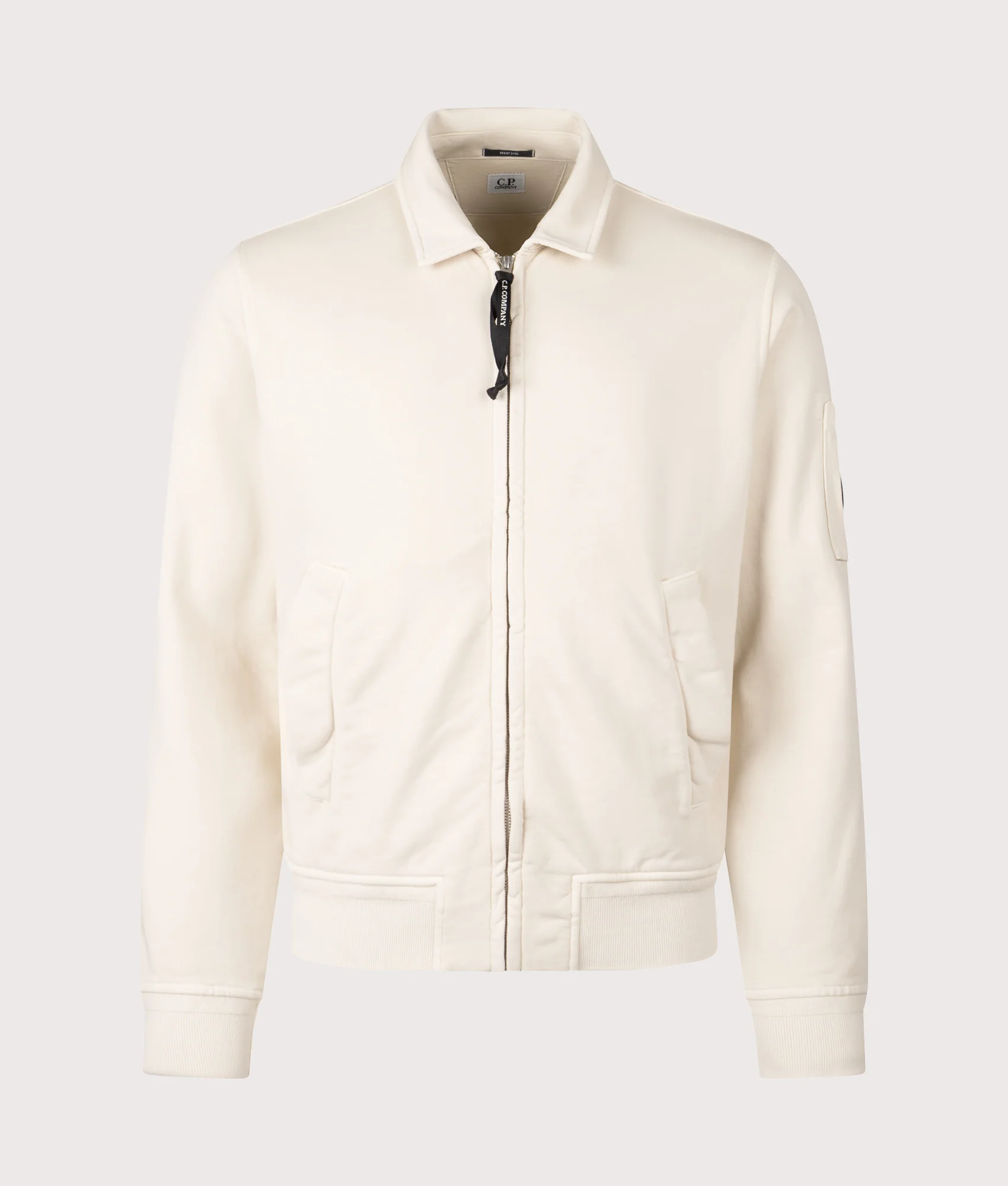 Diagonal Fleece Zip Lens Sweatshirt - Image 3