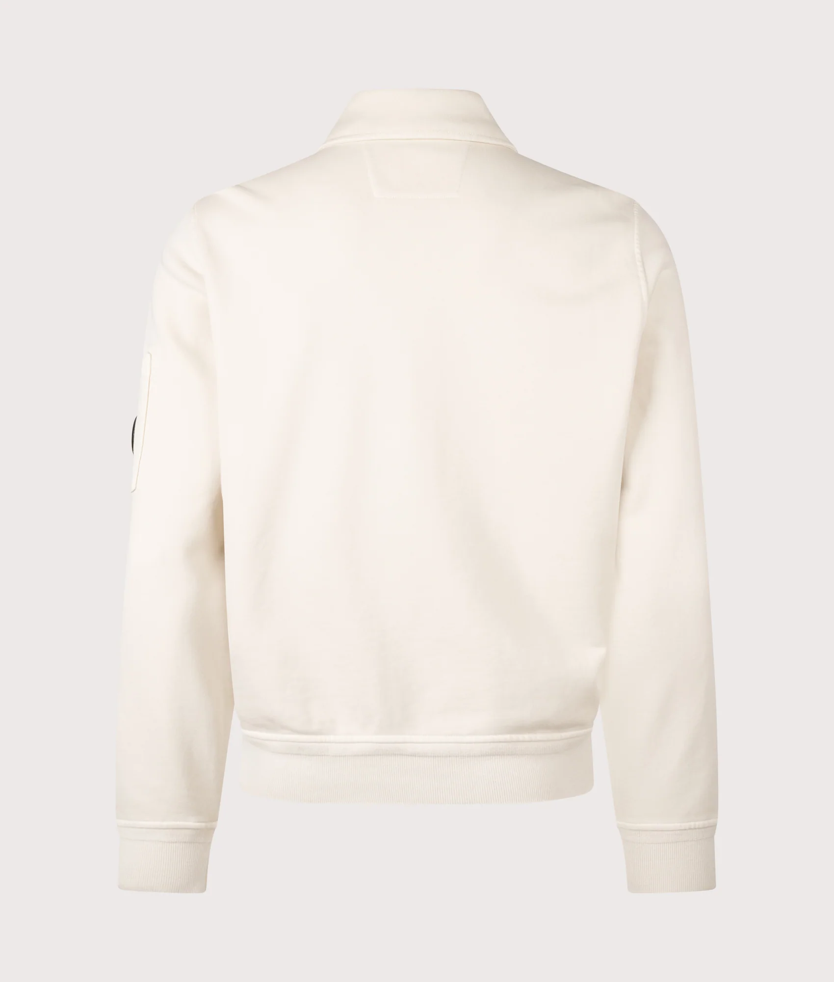 Diagonal Fleece Zip Lens Sweatshirt - Image 4
