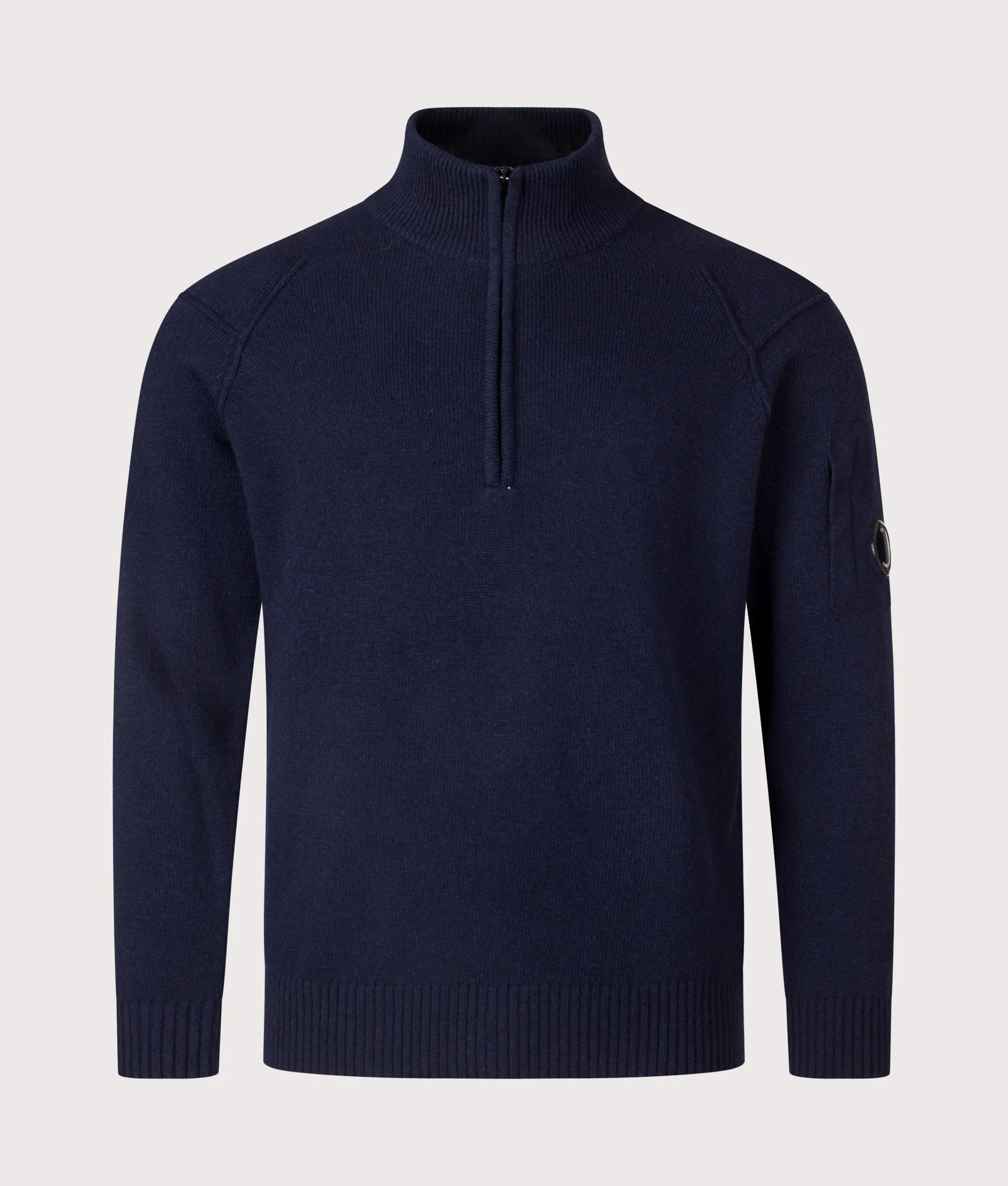 Lambswool GRS Quarter Zip Jumper - Image 3