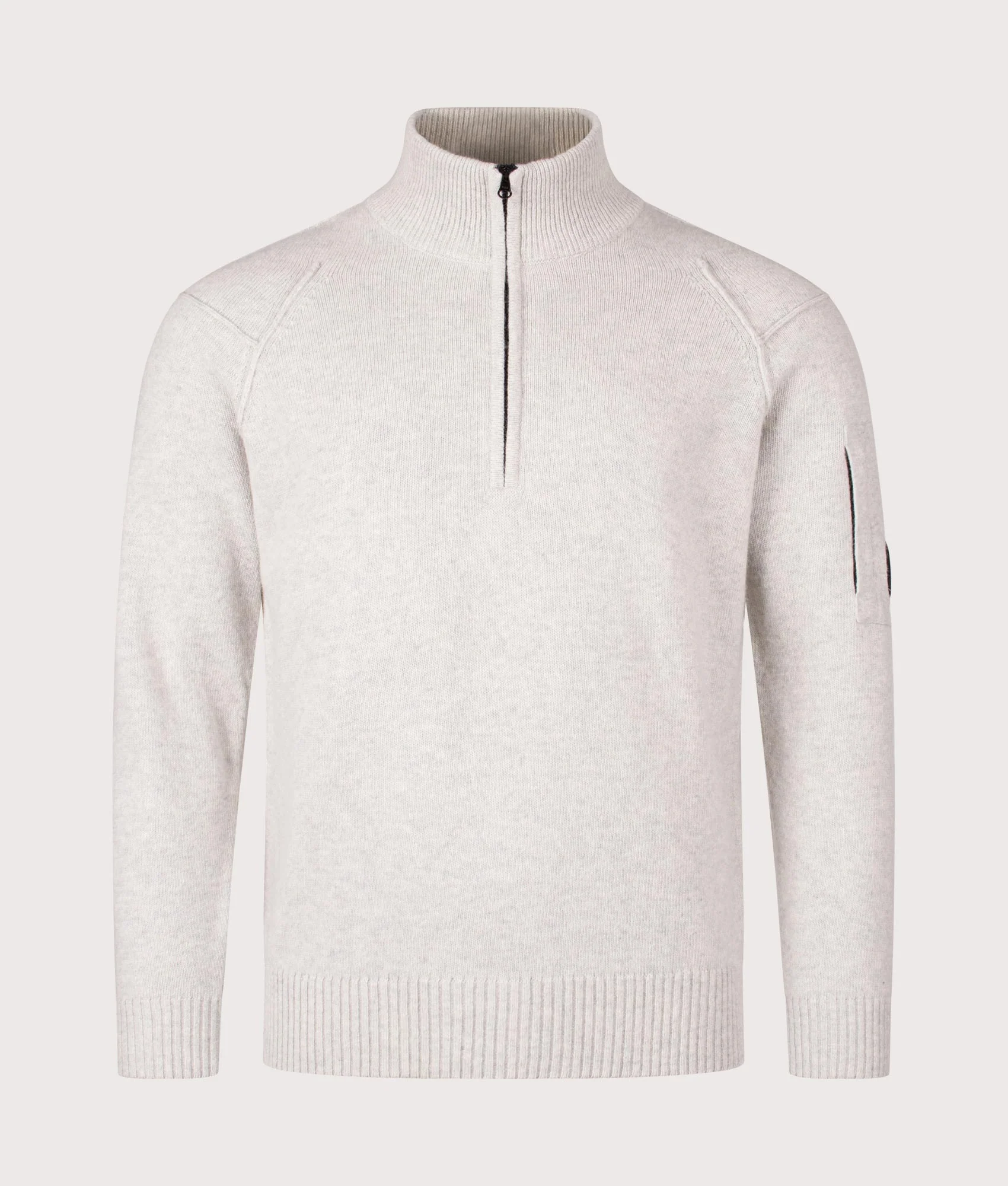 Lambswool GRS Quarter Zip Jumper - Image 3