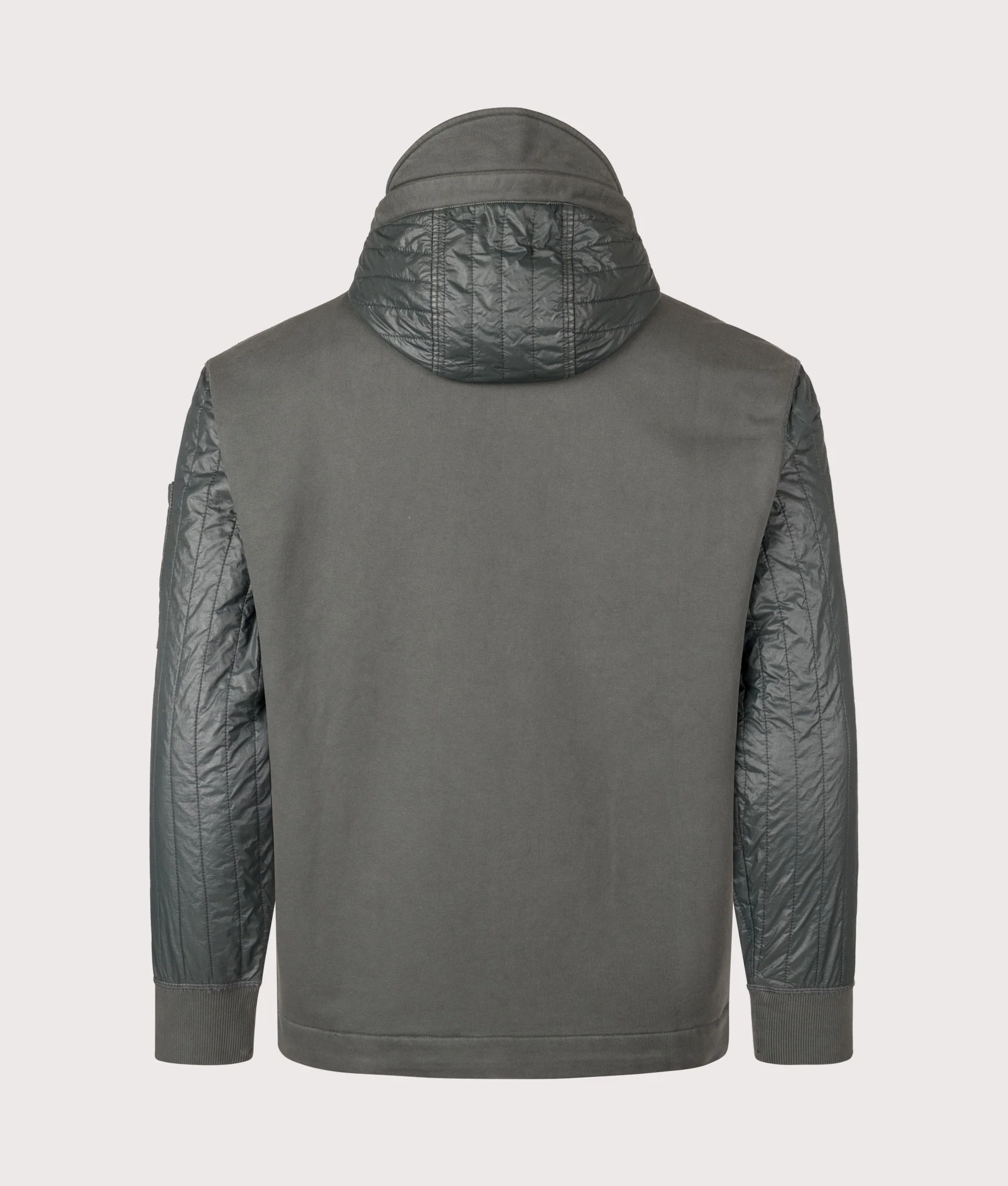 Diagonal Raised Fleece Full Zip Hooded Sweatshirt - Image 7