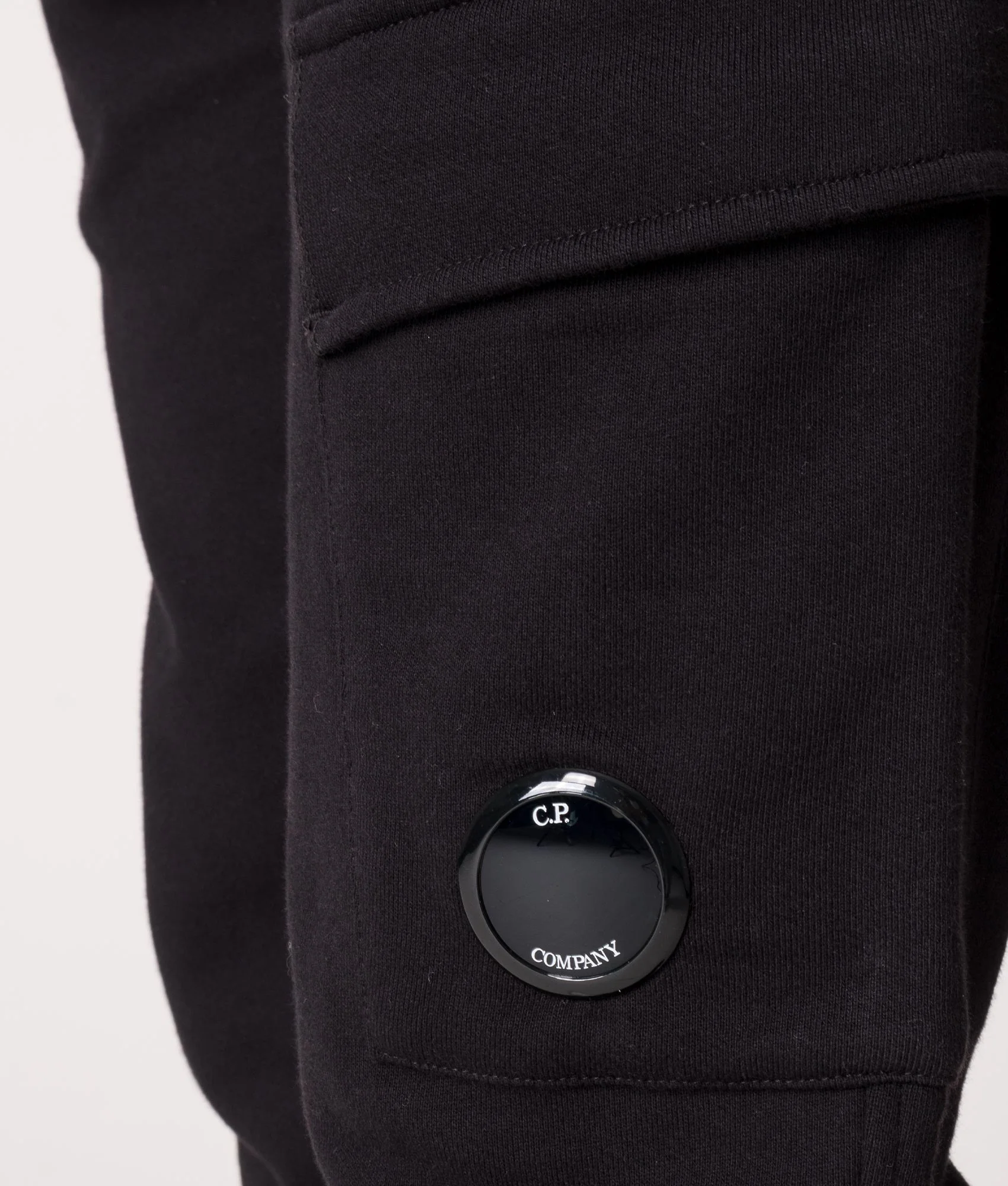 Regular Fit Diagonal Raised Fleece Cargo Joggers - Image 2