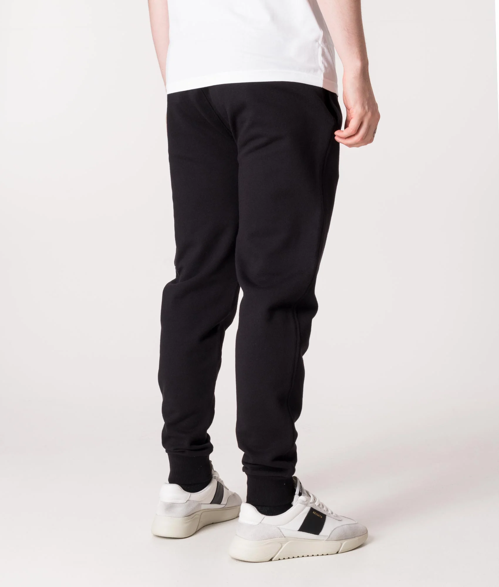 Regular Fit Diagonal Raised Fleece Cargo Joggers - Image 4