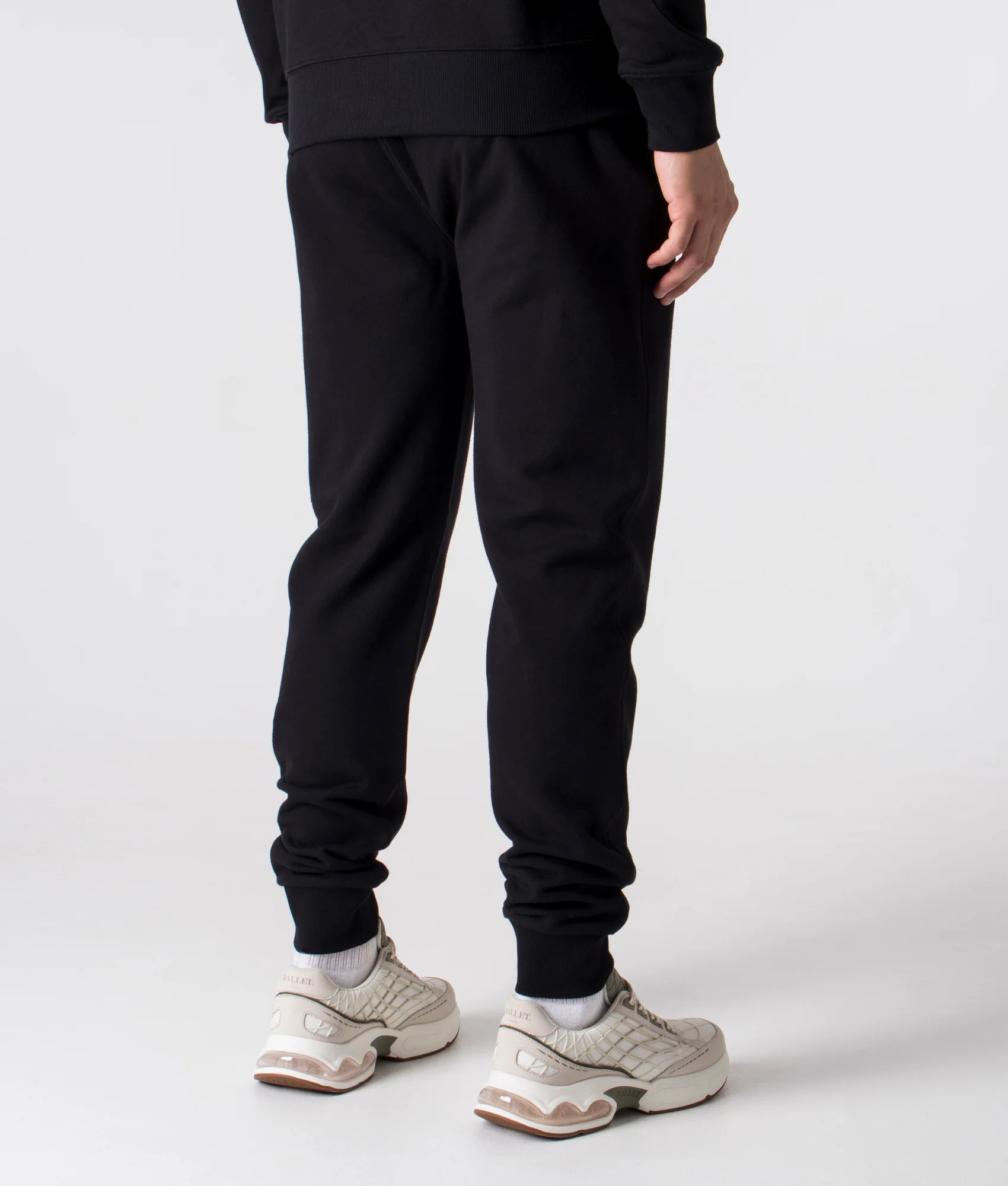 Regular Fit Diagonal Raised Fleece Cargo Joggers - Image 5