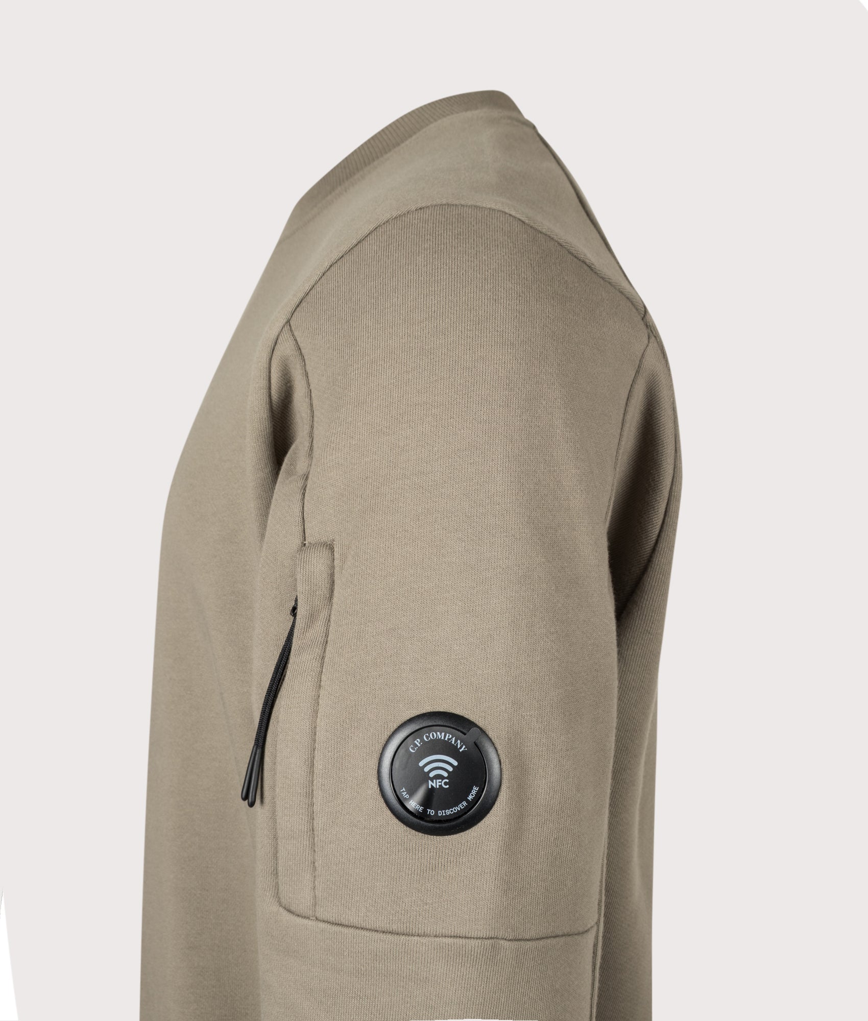 Diagonal Raised Fleece Crewneck Lens Sweatshirt - Image 3
