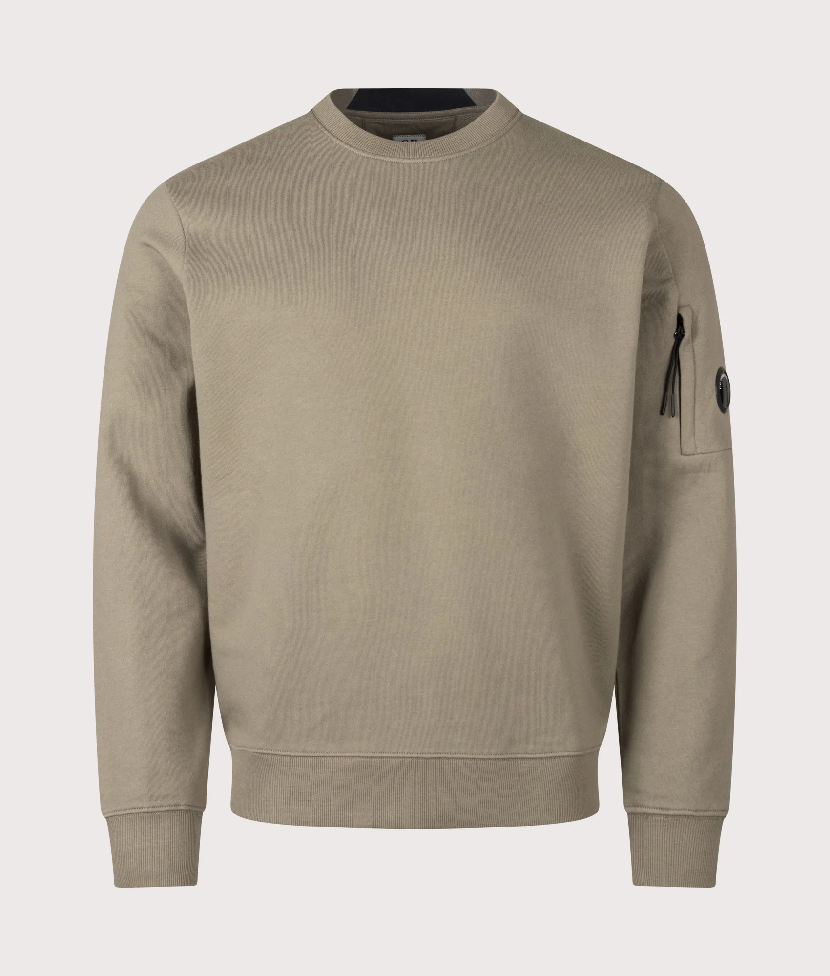 Diagonal Raised Fleece Crewneck Lens Sweatshirt - Image 5