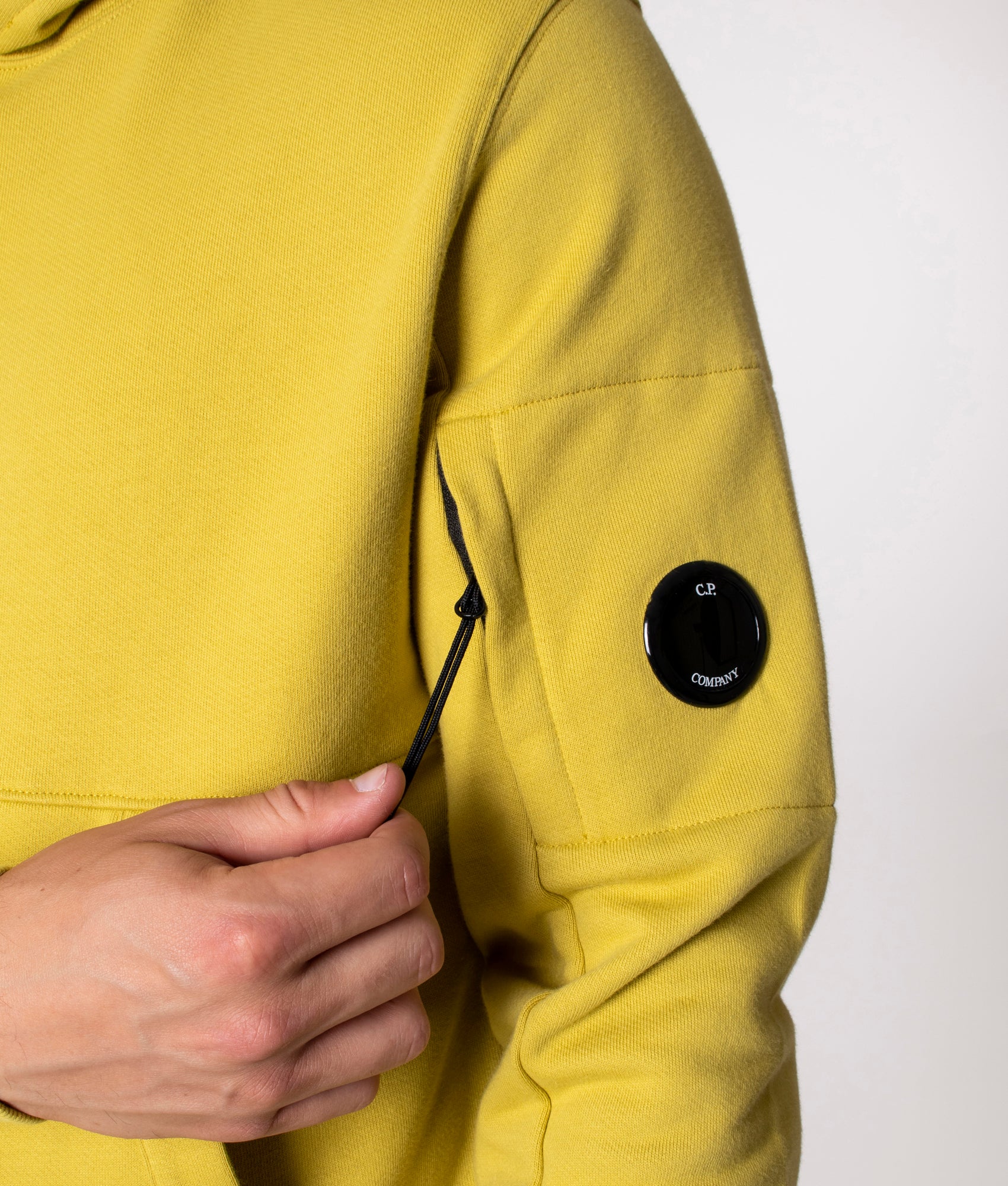 Diagonal Raised Fleece Hoodie - Image 4