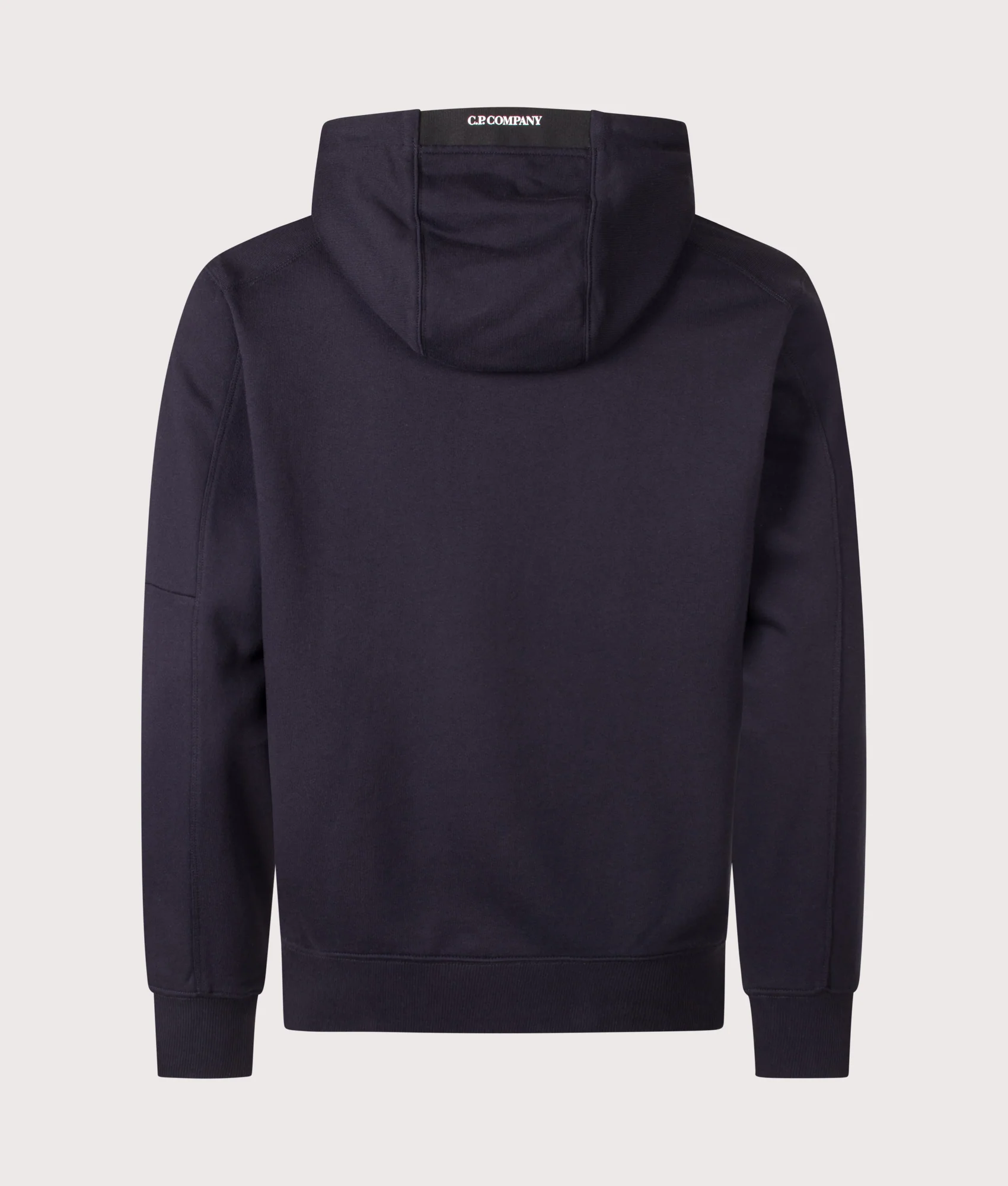 Diagonal Raised Fleece Lens Hoodie - Image 6