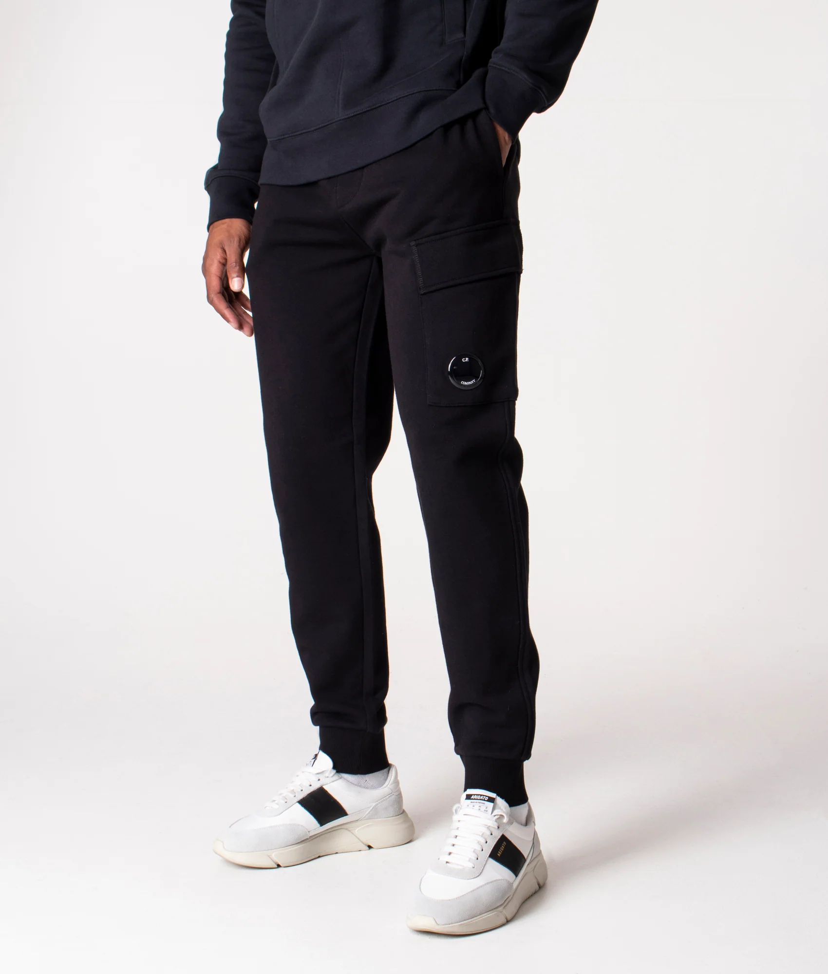 Diagonal Raised Fleece Joggers